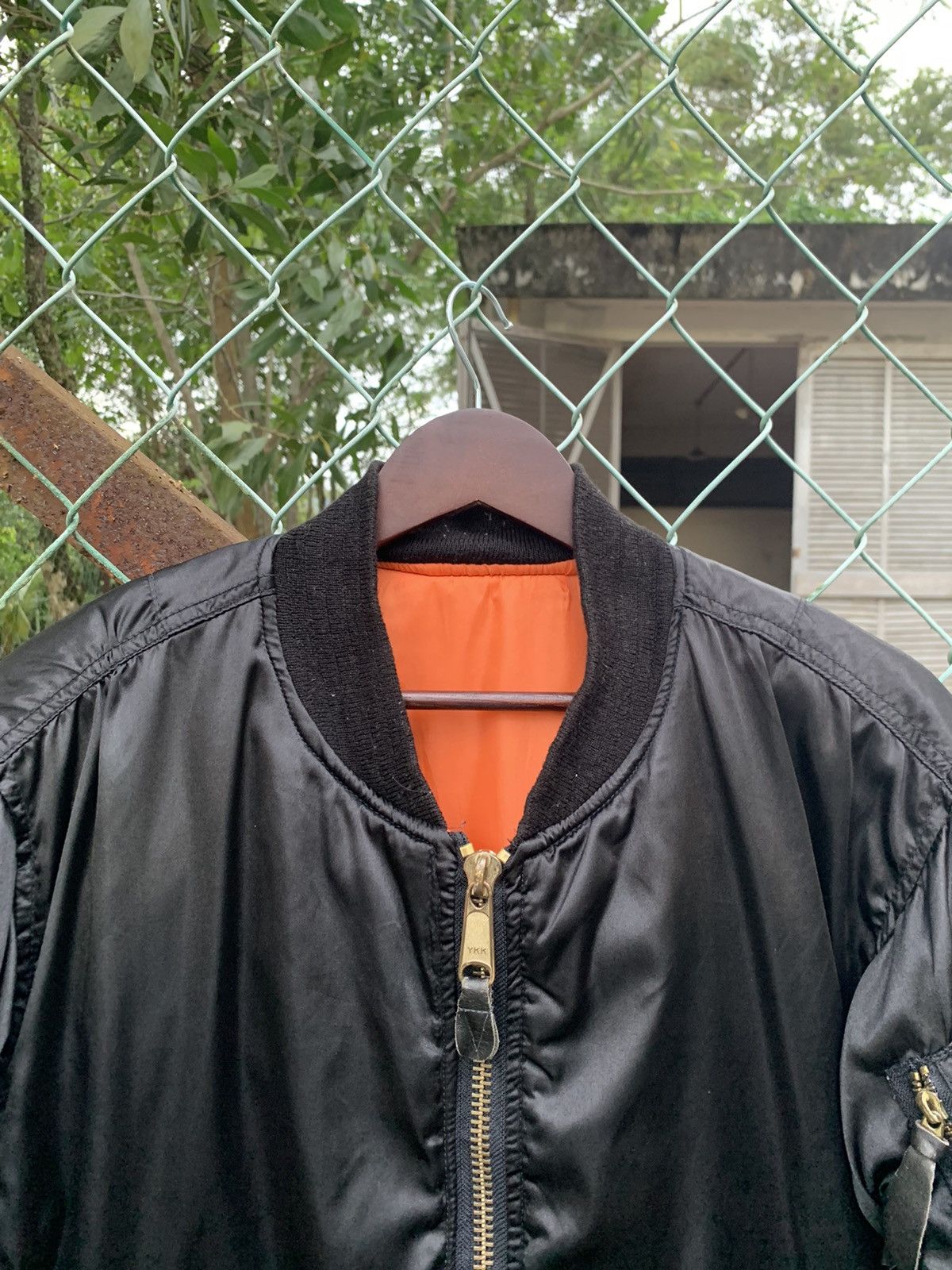 Vintage 🪖Vintage MA1USAF J7 Man Intermediate Bomber Jacket Size US XL / EU 56 / 4 - 6 Thumbnail