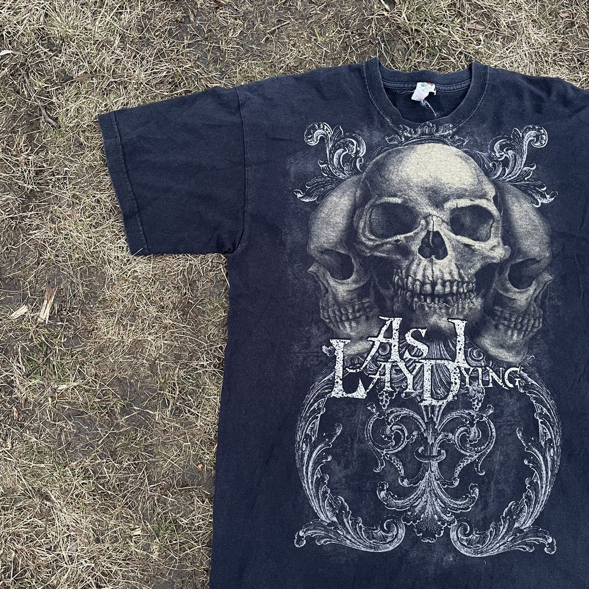 Vintage Vintage 90s Skull Graphic Tee Dark Horror Goth Aesthetic L Size US L / EU 52-54 / 3 - 3 Thumbnail