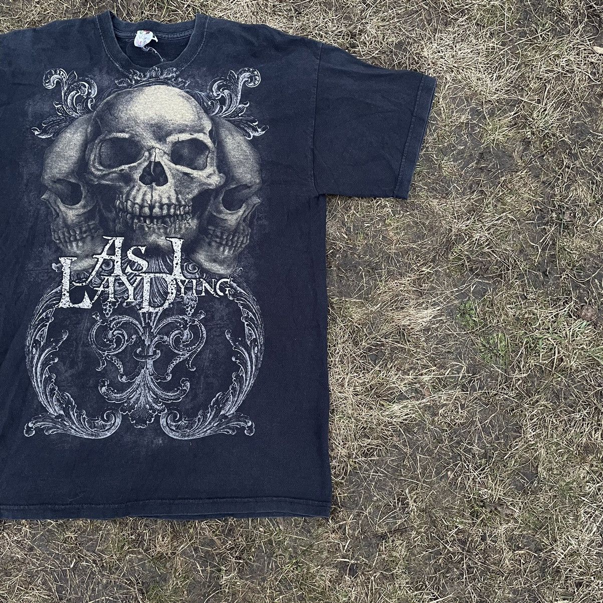 Vintage Vintage 90s Skull Graphic Tee Dark Horror Goth Aesthetic L Size US L / EU 52-54 / 3 - 2 Thumbnail
