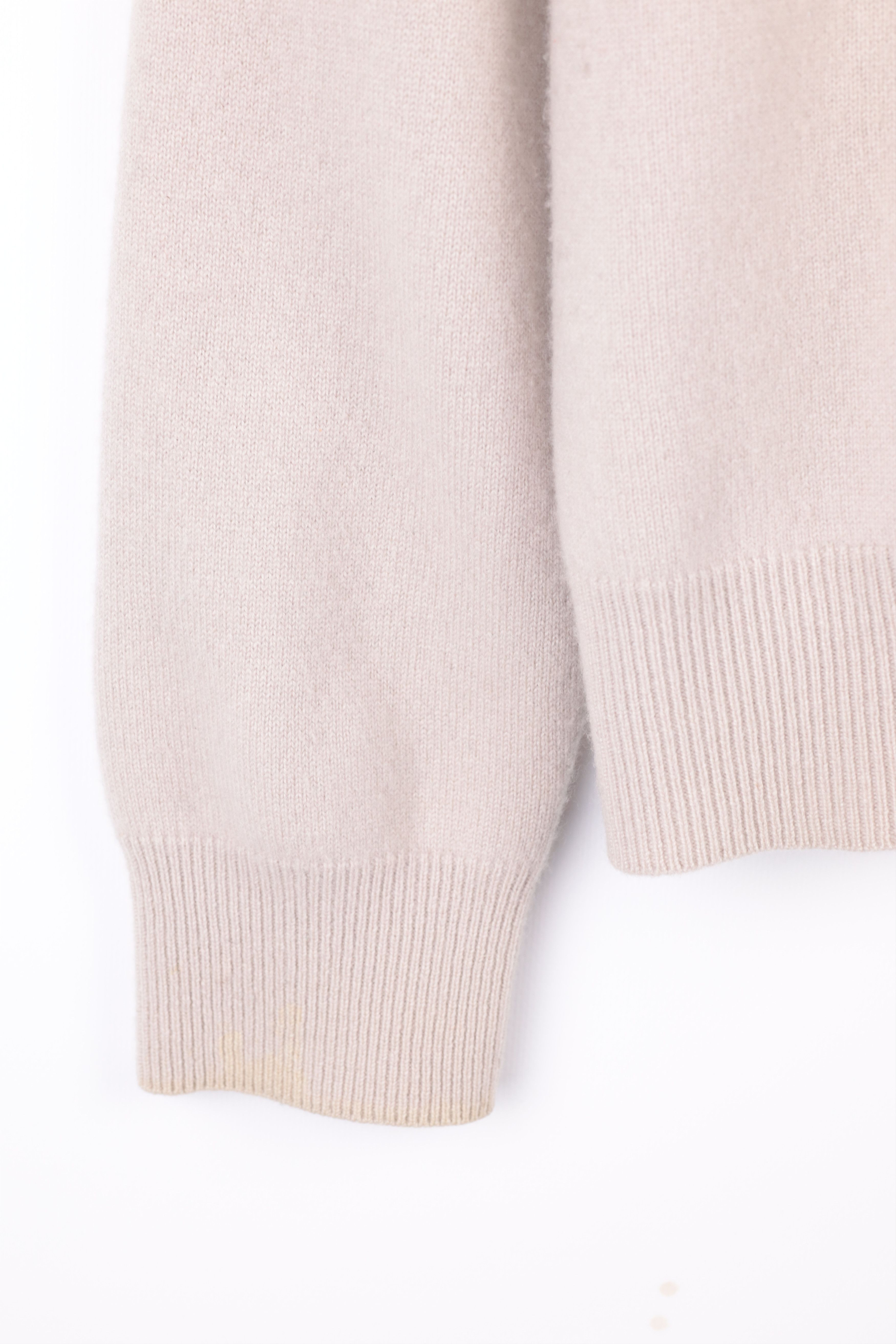Designer × Hermes Hermes Beige Cashmere Buttoned Sweater Size US M / EU 48-50 / 2 - 5 Thumbnail