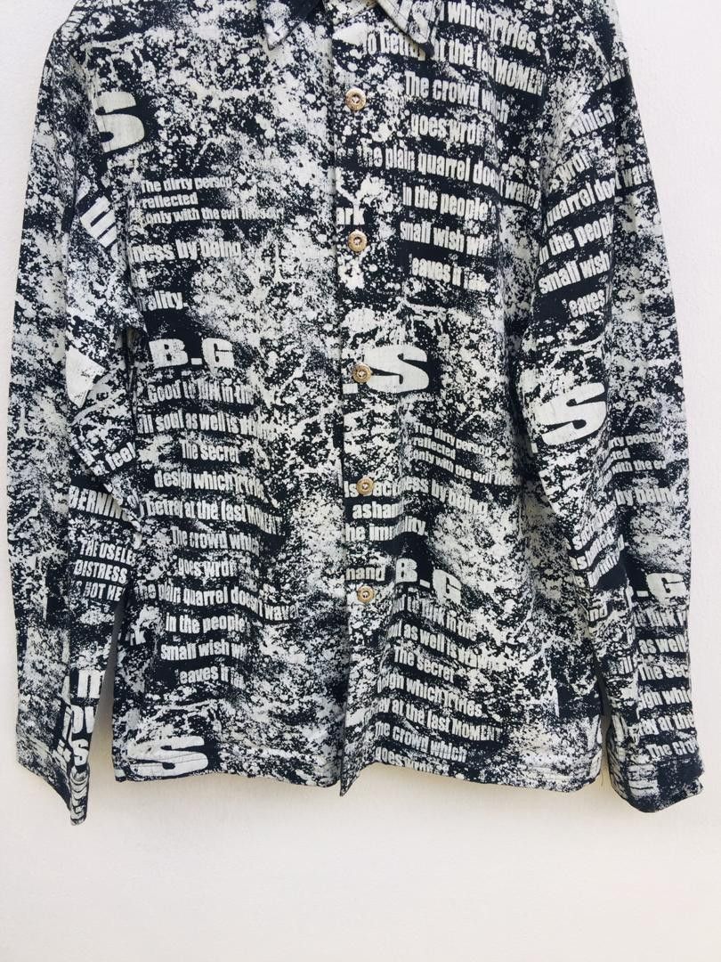 Designer × Japanese Brand × Vintage Berning Sho Punk Design Tokyo Fashion Long Sleeve Size US L / EU 52-54 / 3 - 5 Thumbnail