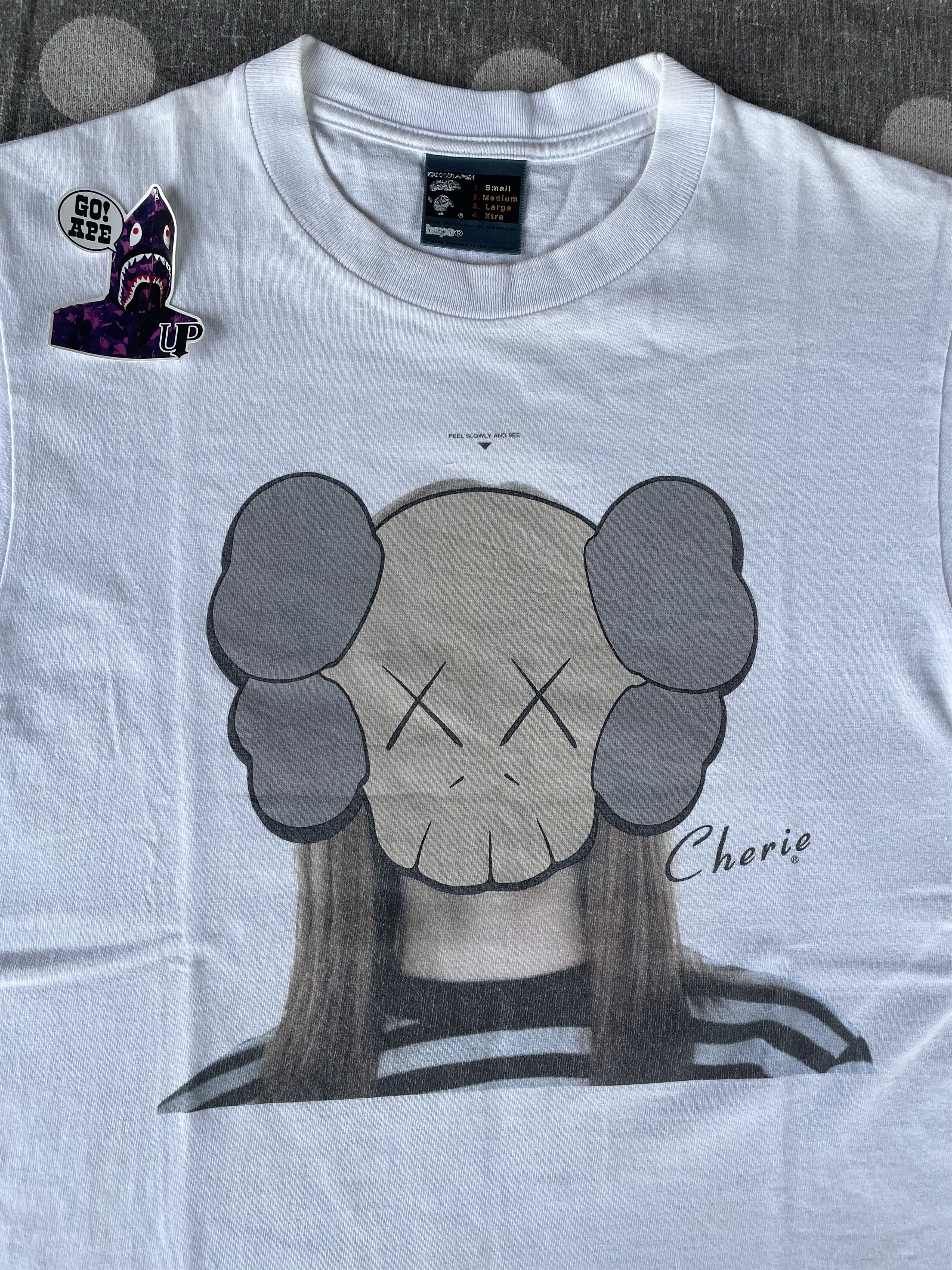 Bape × Kaws 2002 OG Bape x Kaws Cherie tee Size US S / EU 44-46 / 1 - 2 Thumbnail