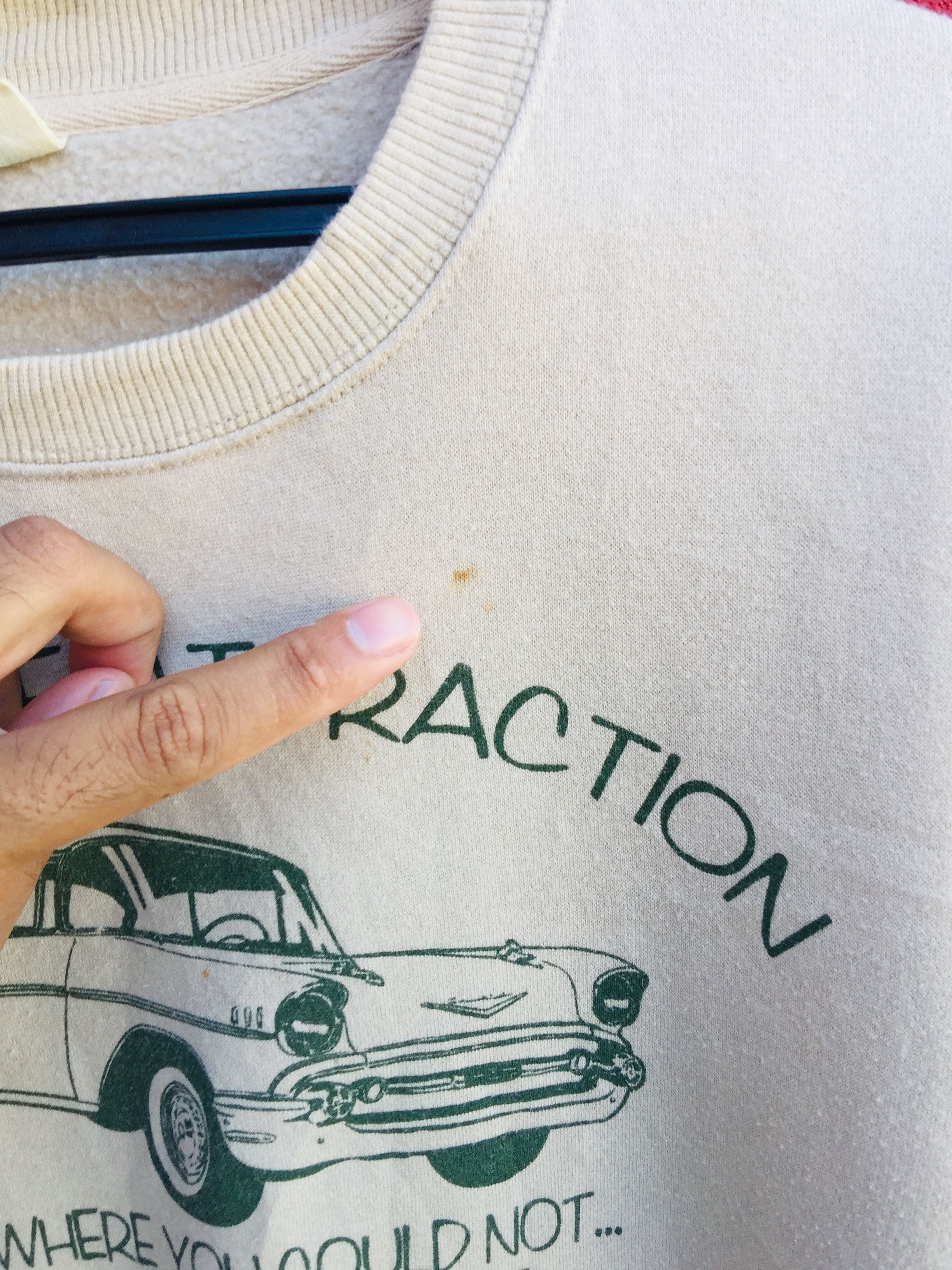 Designer × Japanese Brand × Vintage A Strange Attraction Vintage Car Japanese Style Sweatshirt Size US L / EU 52-54 / 3 - 6 Thumbnail