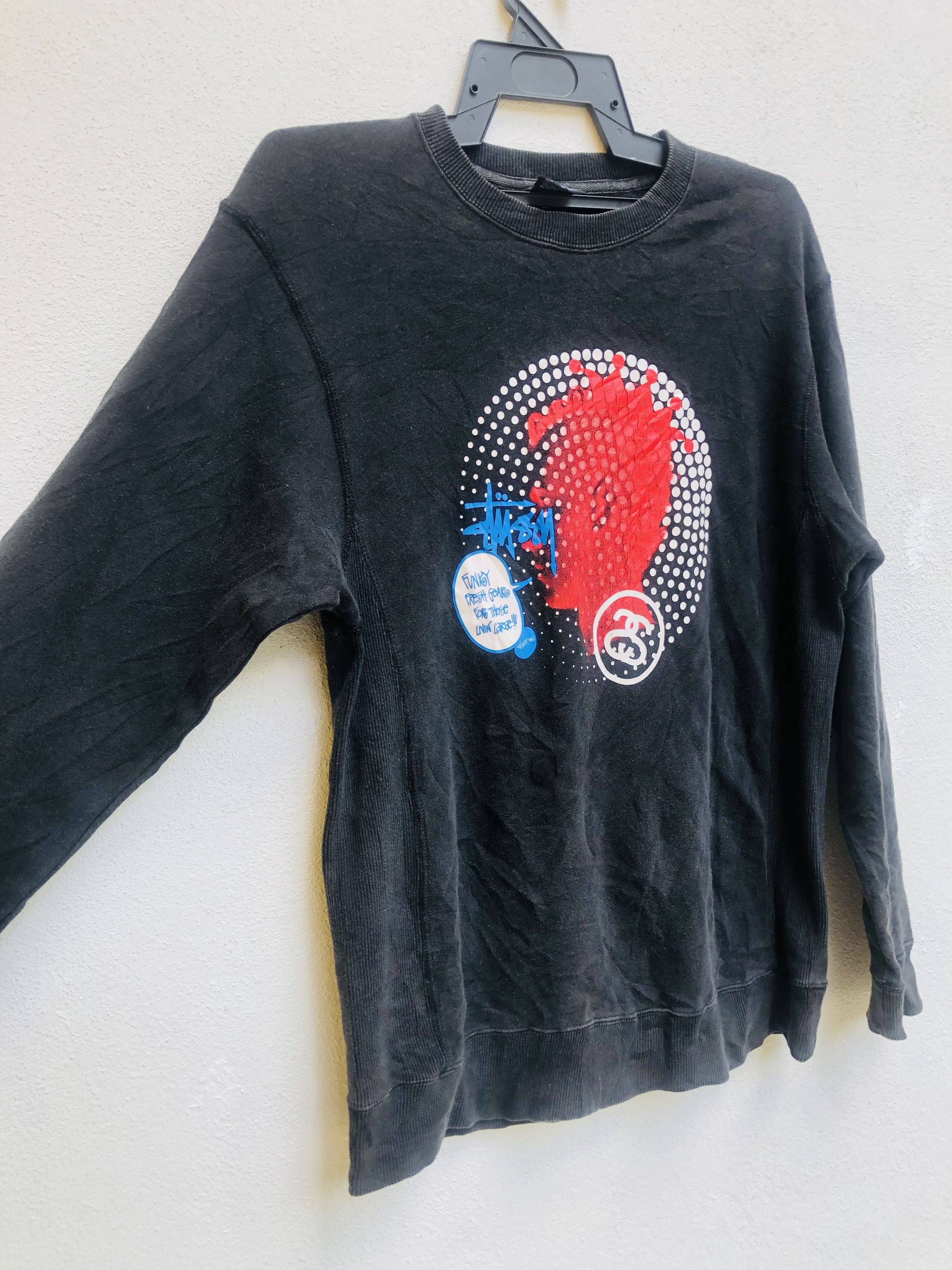 Stussy × Vintage Vintage Stussy Punk Head Japanese Designer Fashion Style Size US L / EU 52-54 / 3 - 4 Thumbnail