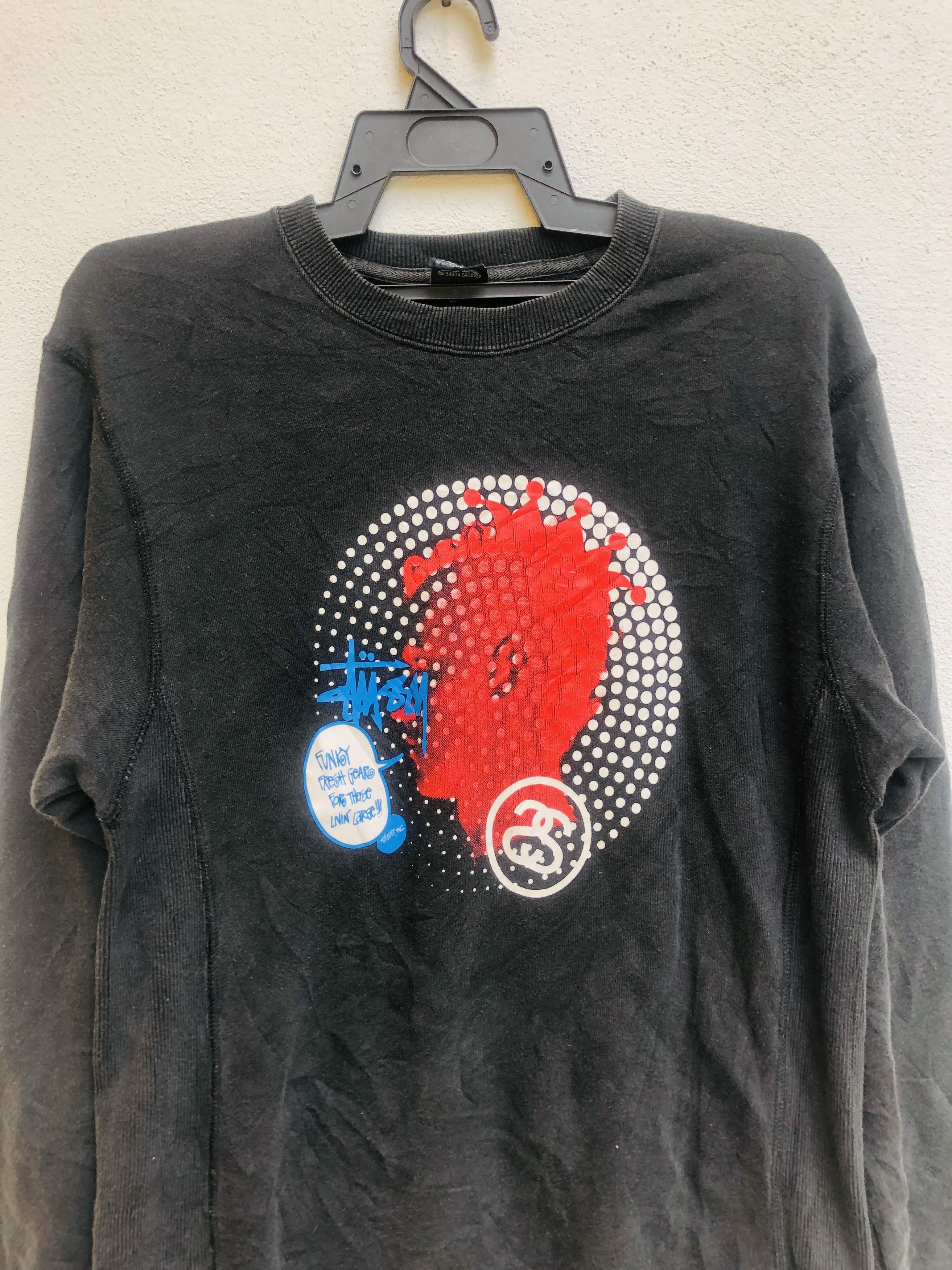 Stussy × Vintage Vintage Stussy Punk Head Japanese Designer Fashion Style Size US L / EU 52-54 / 3 - 3 Thumbnail