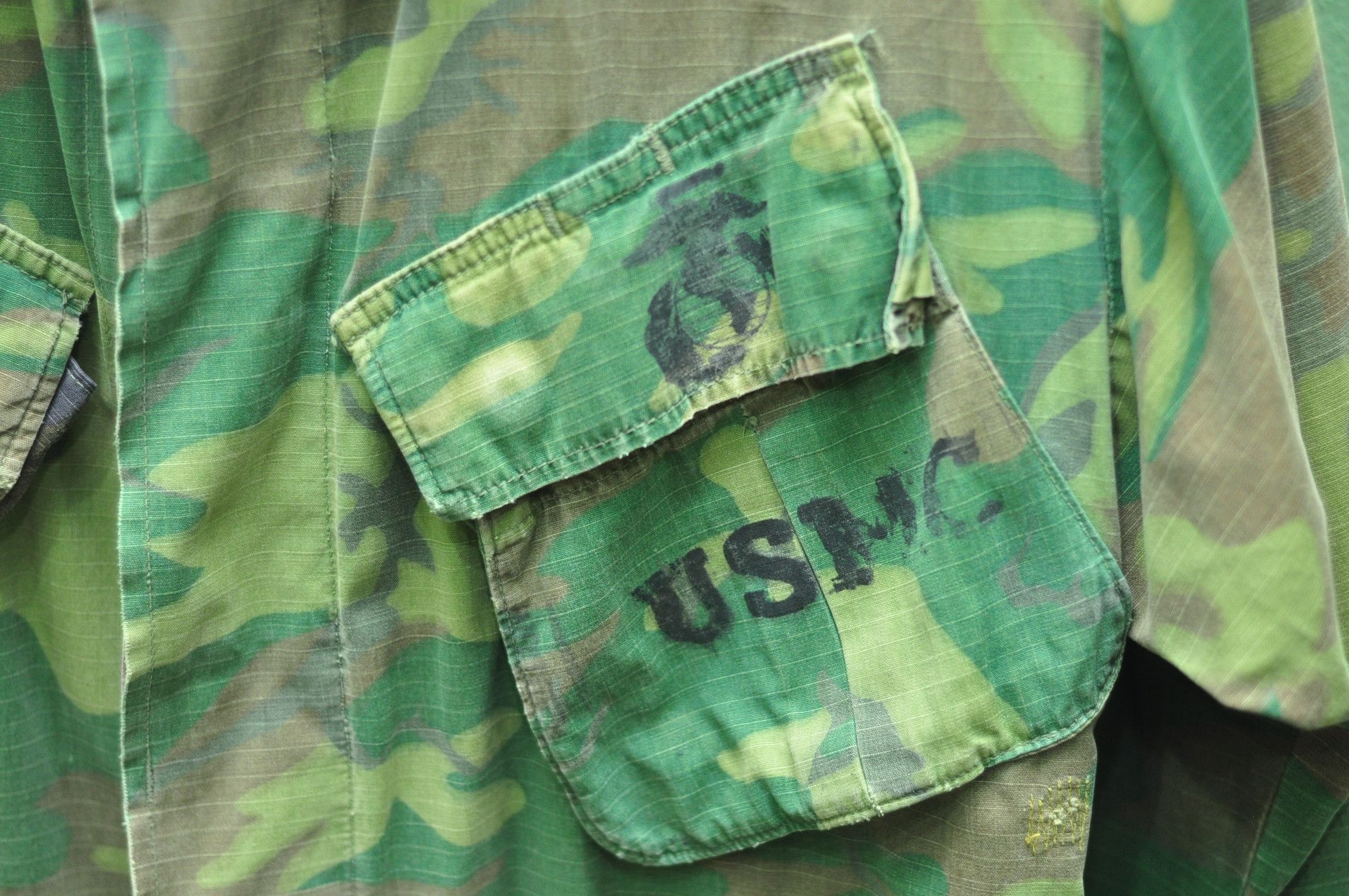 Vintage Vintage USMC 60s Camoflage Travis Scott Fashion Style Size US L / EU 52-54 / 3 - 4 Thumbnail