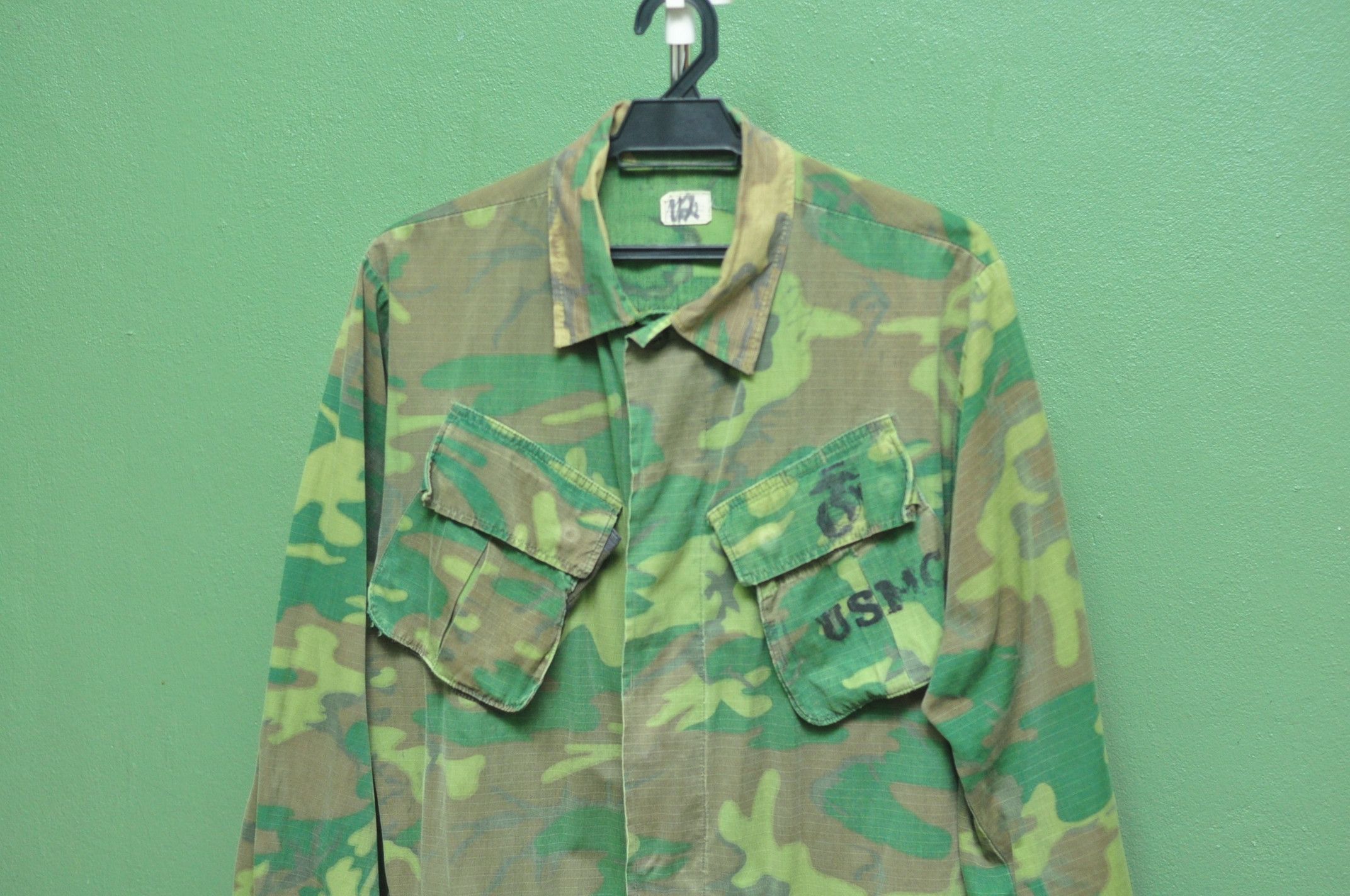 Vintage Vintage USMC 60s Camoflage Travis Scott Fashion Style Size US L / EU 52-54 / 3 - 2 Thumbnail