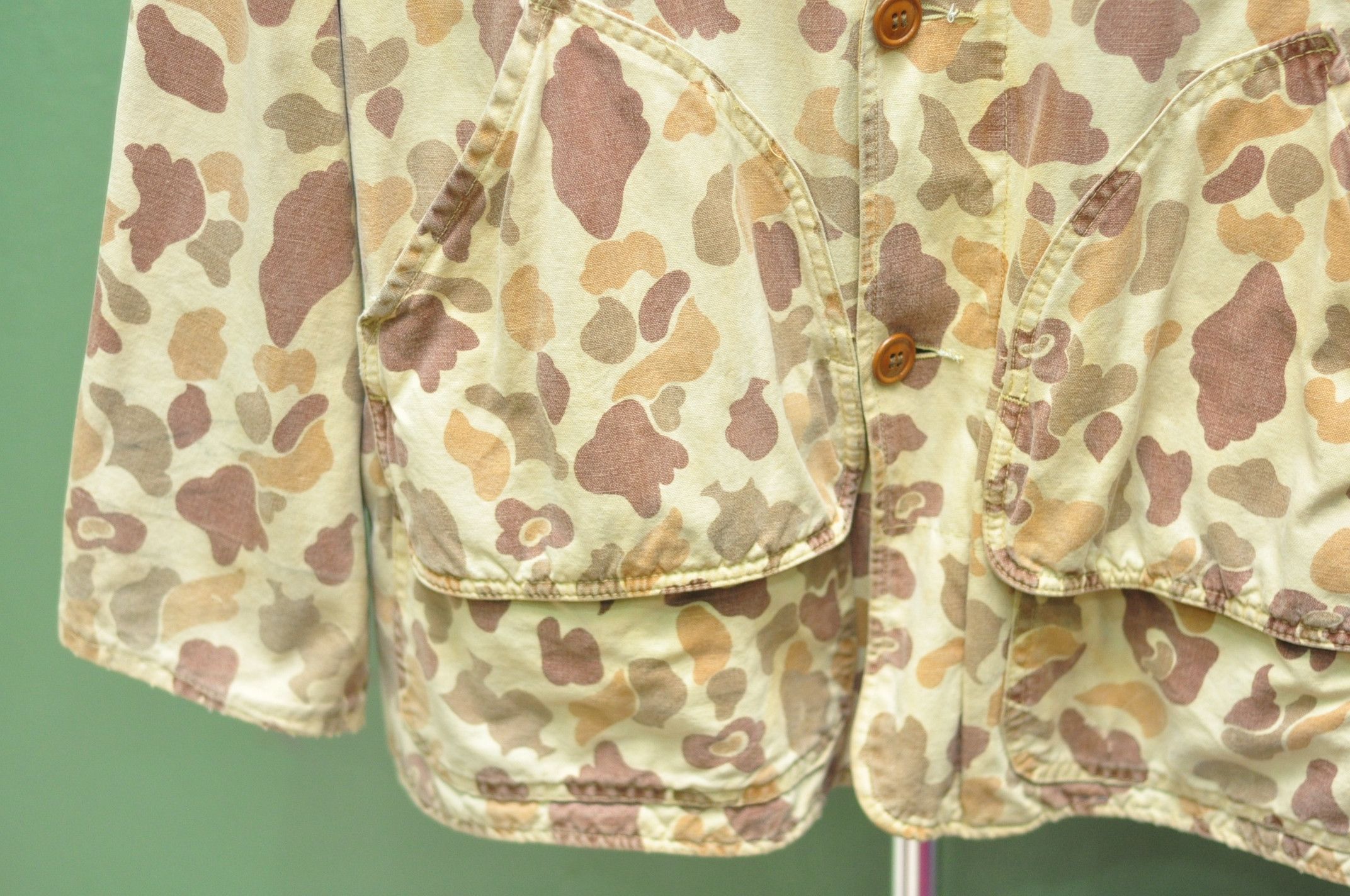 Japanese Brand Vintage 50s 60s Black Sheep Camoflage Designer Fashion Style Size US L / EU 52-54 / 3 - 6 Thumbnail