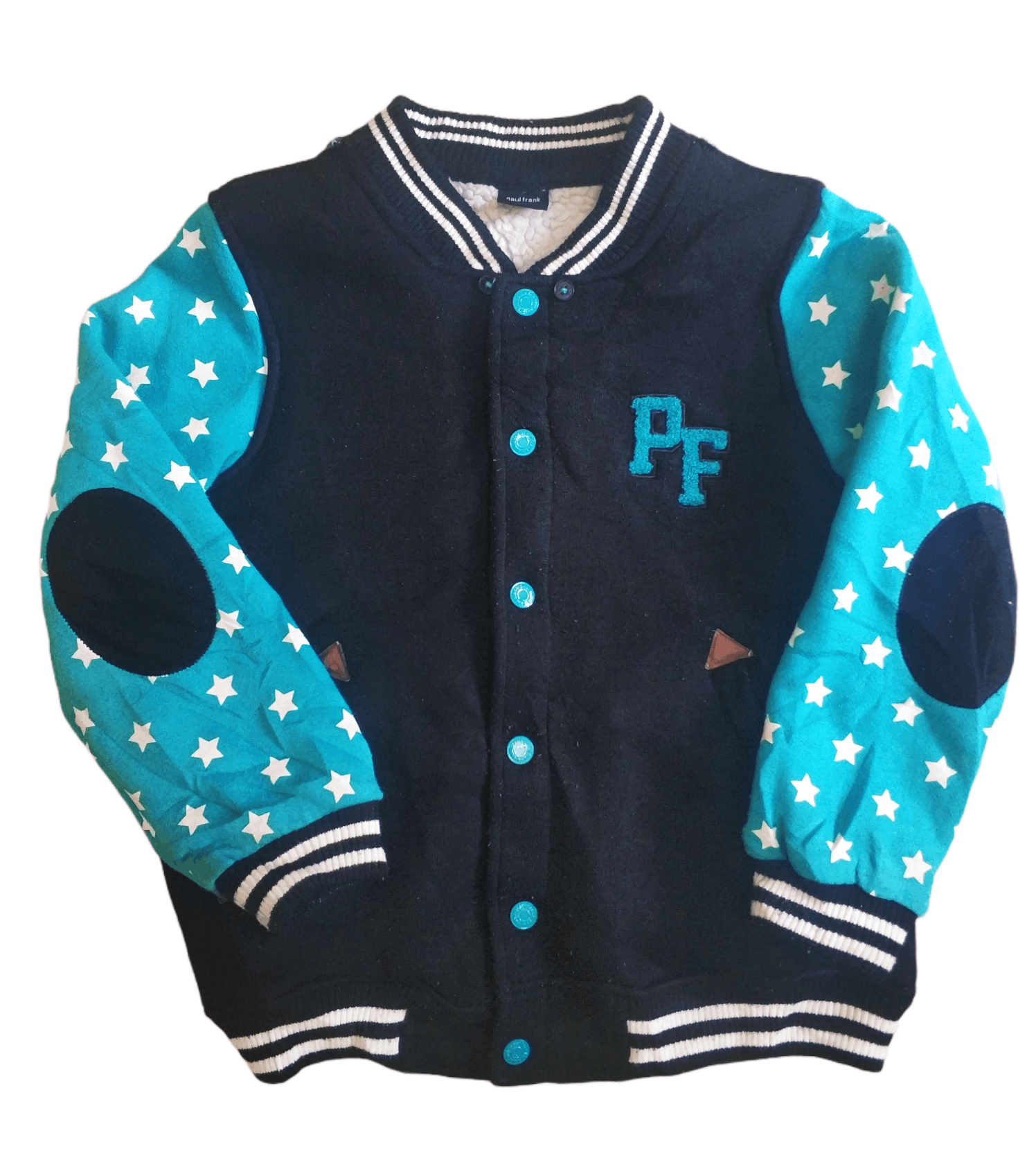 Paul Frank 🔥Elbow Patch Paul Frank Varsity Jacket for Kids Size US XXS / EU 40 - 1 Thumbnail