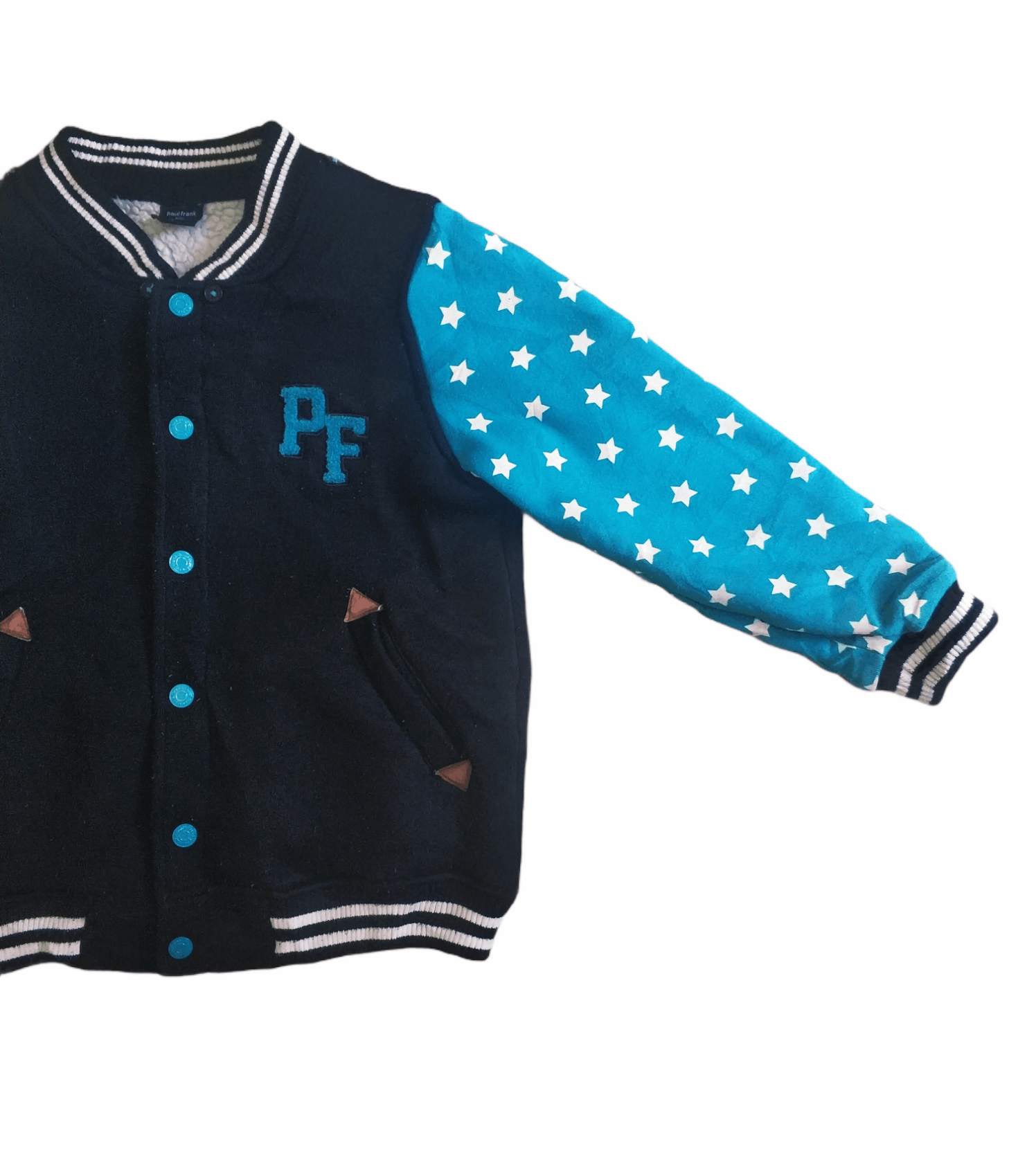 Paul Frank 🔥Elbow Patch Paul Frank Varsity Jacket for Kids Size US XXS / EU 40 - 6 Thumbnail