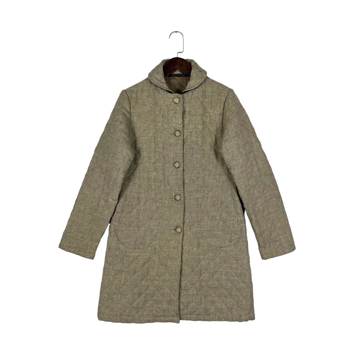 Mackintosh Quilted Beige Coat Jacket