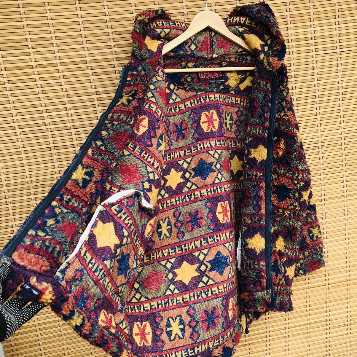 Designer × Japanese Brand Rare Raton Laueur Fleece native abstract multicolor oversize Size US M / EU 48-50 / 2 - 11 Thumbnail