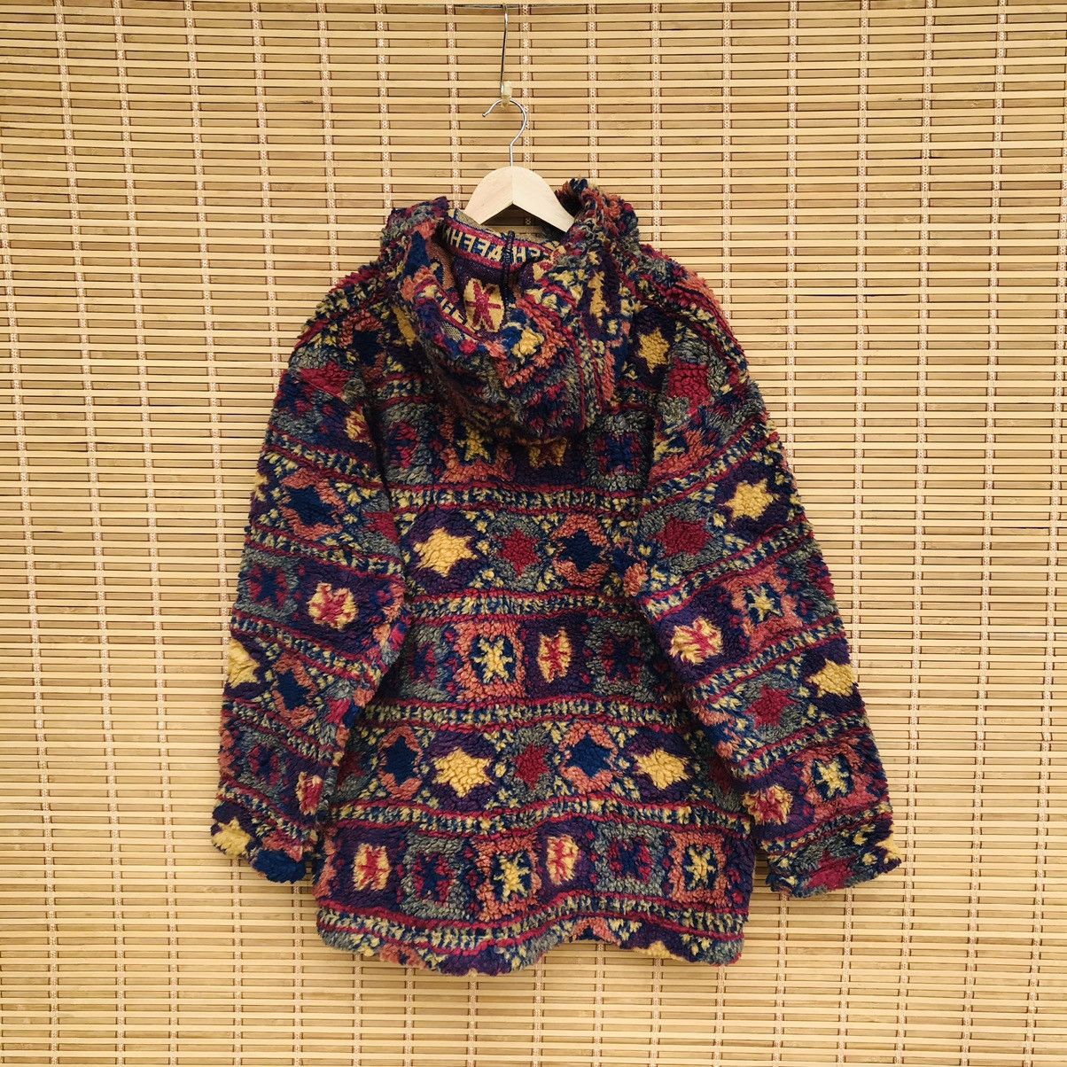 Designer × Japanese Brand Rare Raton Laueur Fleece native abstract multicolor oversize Size US M / EU 48-50 / 2 - 13 Thumbnail