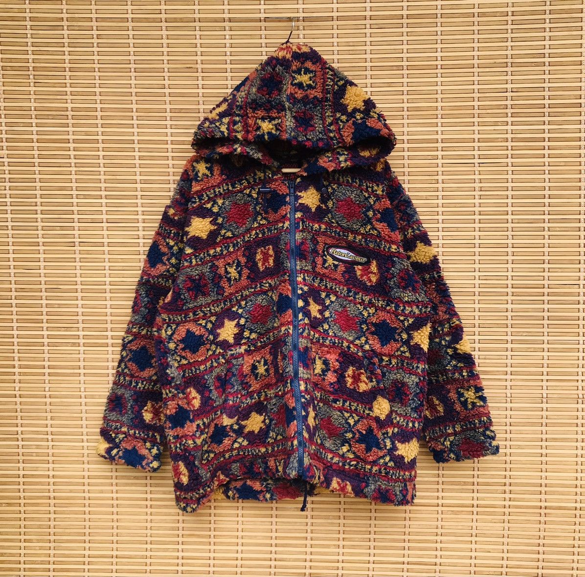 Designer × Japanese Brand Rare Raton Laueur Fleece native abstract multicolor oversize Size US M / EU 48-50 / 2 - 2 Thumbnail