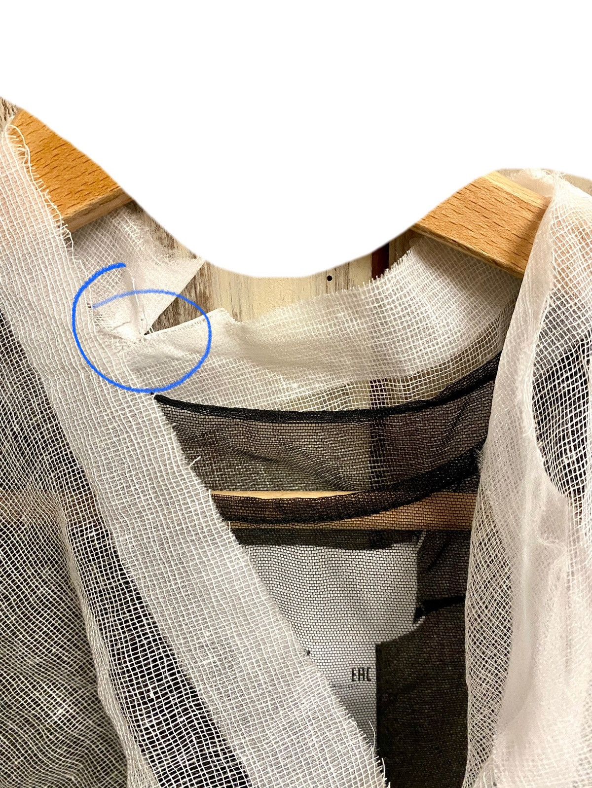 Maison Margiela Margiela Tull & gaze layers top S runway line Size S / US 4 / IT 40 - 8 Thumbnail