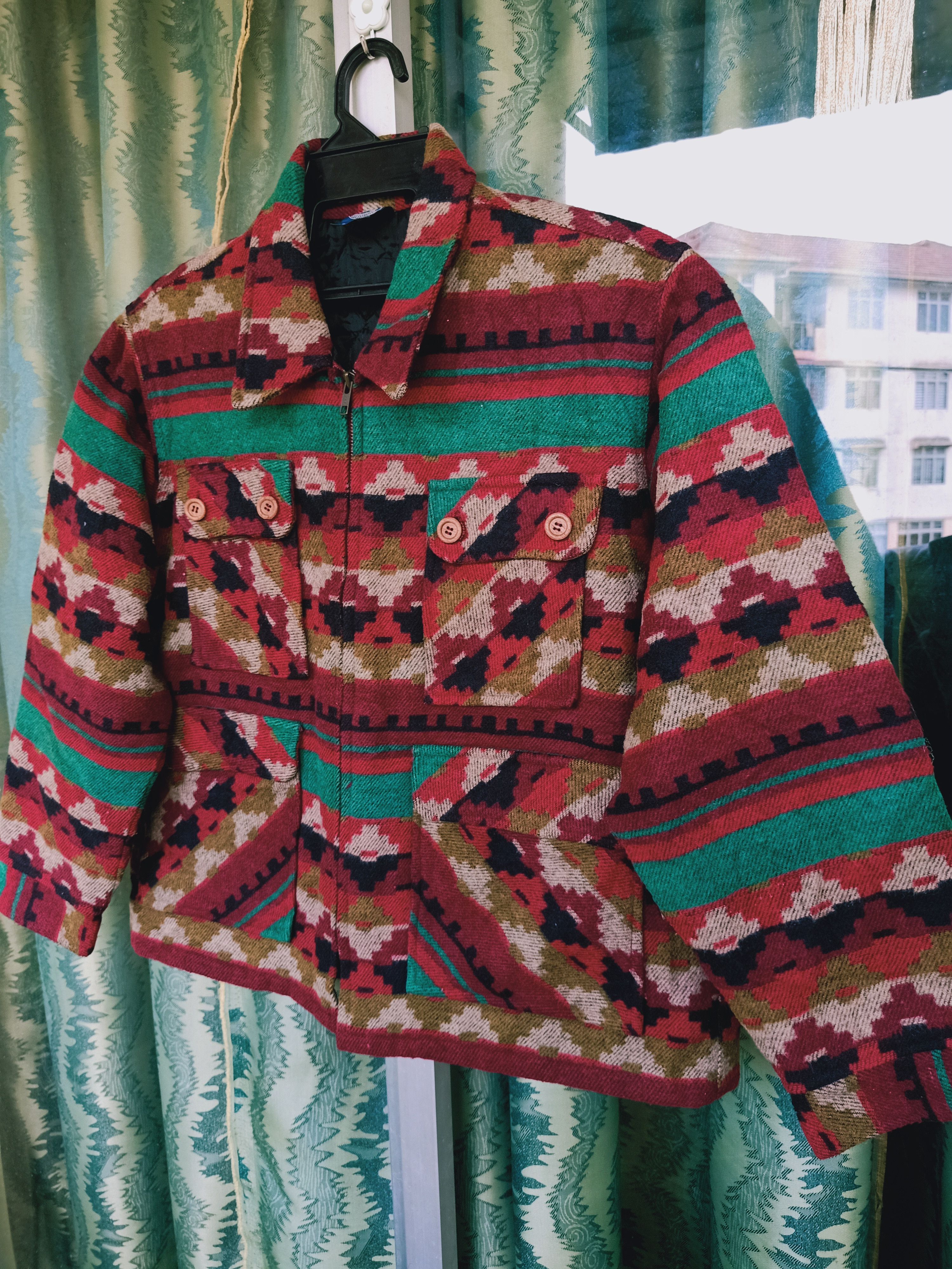 Other HERALD TRIBUNE AZTEC NAVAJO PATTERN WESTERN WOOL JACKET Size US L / EU 52-54 / 3 - 3 Thumbnail