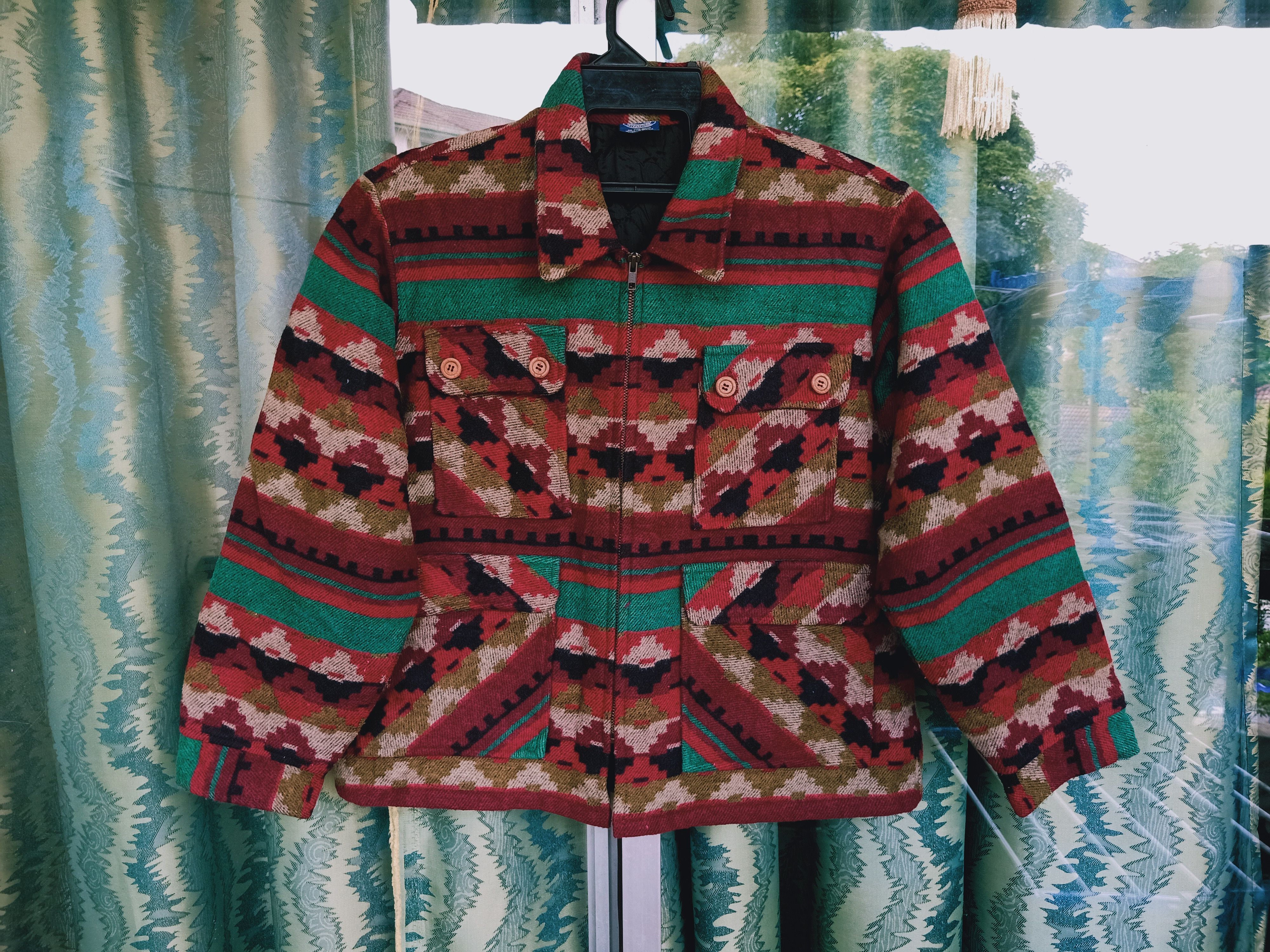 Other HERALD TRIBUNE AZTEC NAVAJO PATTERN WESTERN WOOL JACKET Size US L / EU 52-54 / 3 - 1 Thumbnail