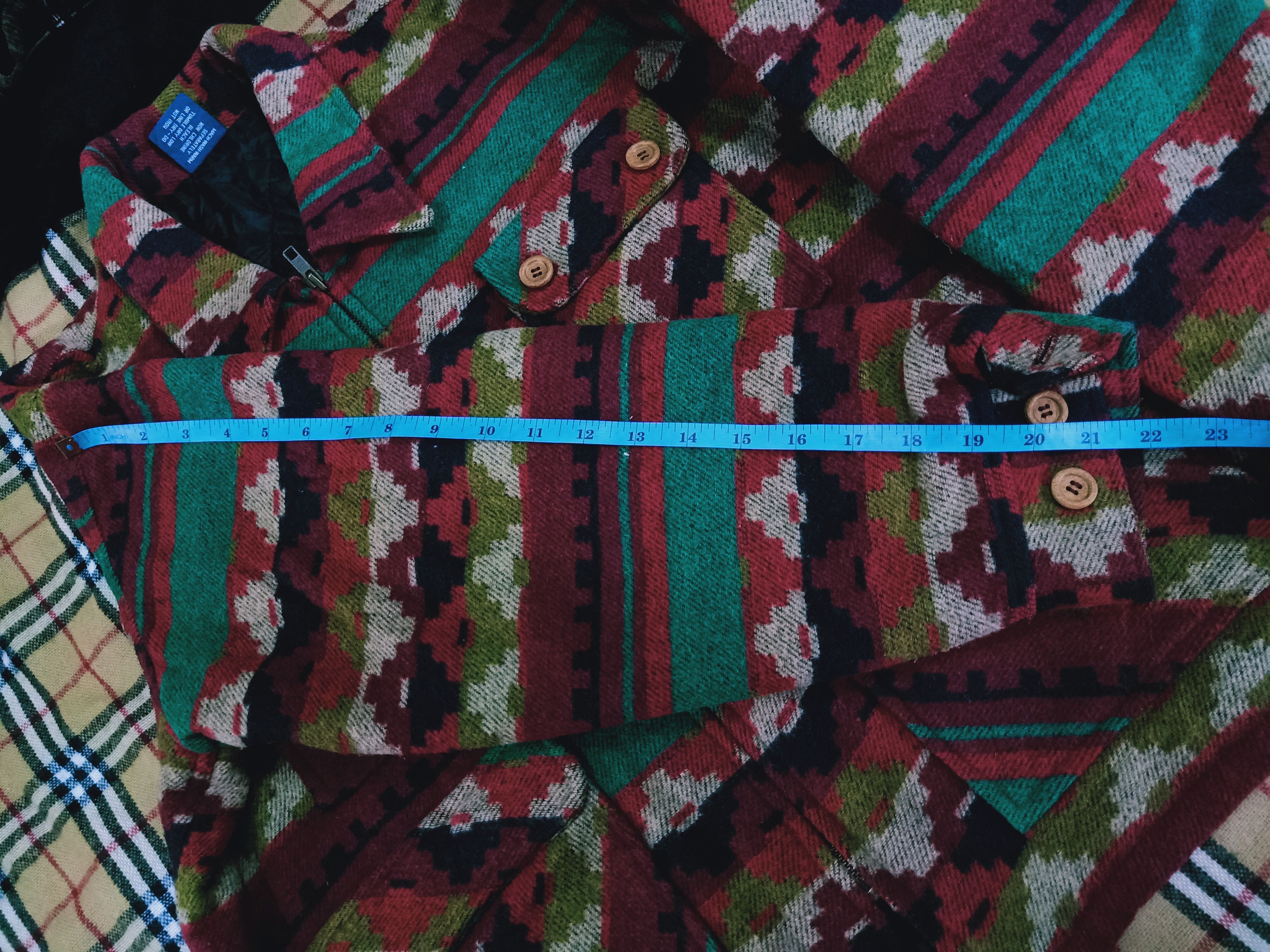 Other HERALD TRIBUNE AZTEC NAVAJO PATTERN WESTERN WOOL JACKET Size US L / EU 52-54 / 3 - 8 Thumbnail