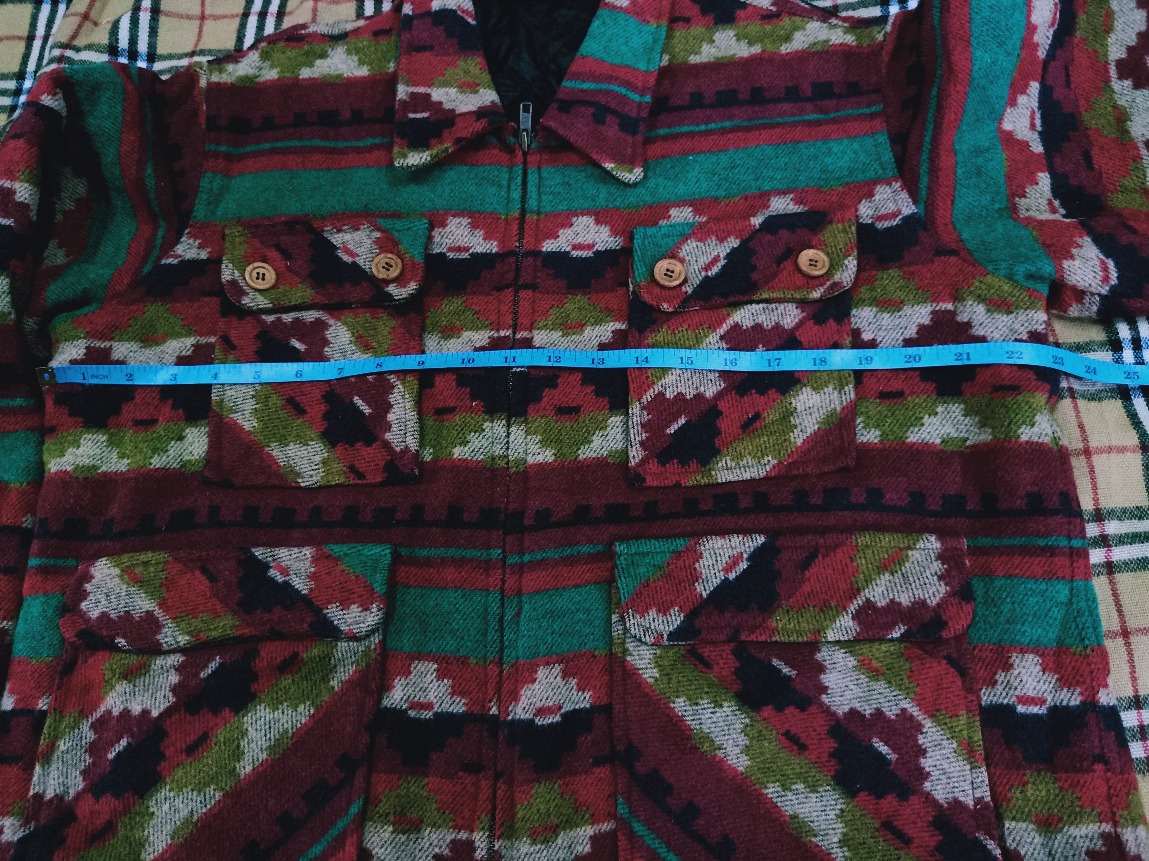 Other HERALD TRIBUNE AZTEC NAVAJO PATTERN WESTERN WOOL JACKET Size US L / EU 52-54 / 3 - 6 Thumbnail