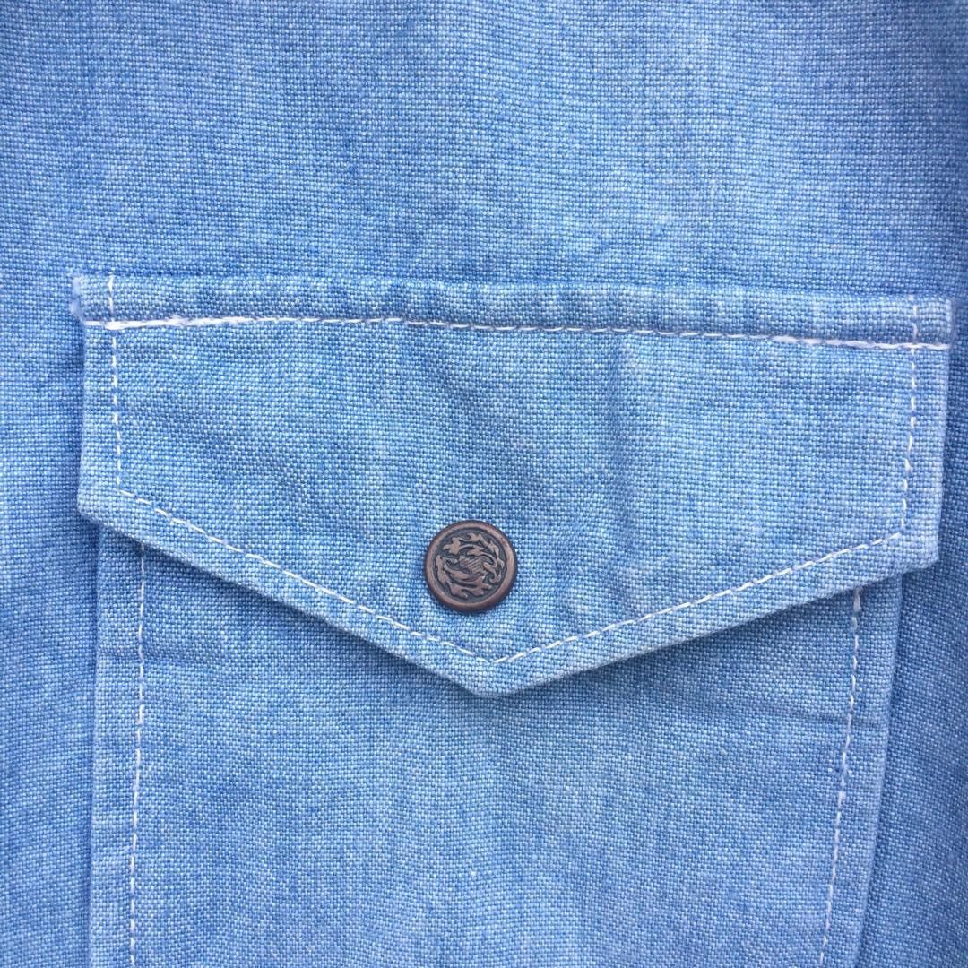 Denime × Japanese Brand × Vintage Vintage 80’s Chambray western Vicerer Denim Size US M / EU 48-50 / 2 - 8 Thumbnail