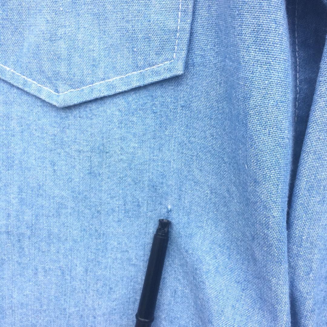 Denime × Japanese Brand × Vintage Vintage 80’s Chambray western Vicerer Denim Size US M / EU 48-50 / 2 - 5 Thumbnail