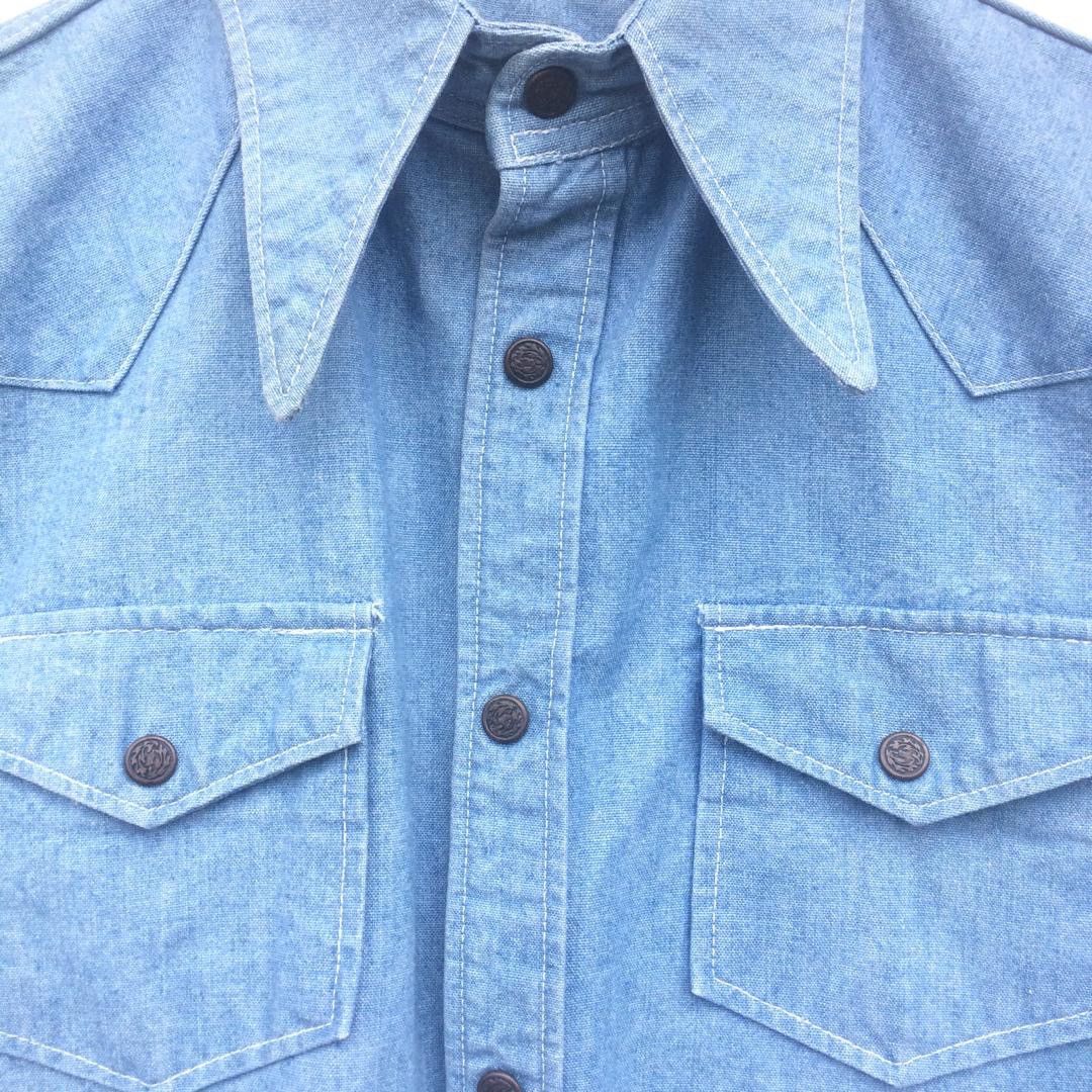 Denime × Japanese Brand × Vintage Vintage 80’s Chambray western Vicerer Denim Size US M / EU 48-50 / 2 - 4 Thumbnail