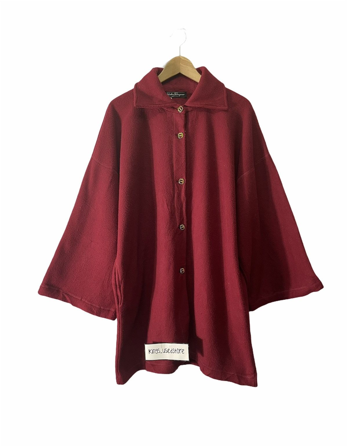 VINTAGE SALVATORE FERRAGAMO LONG JACKET