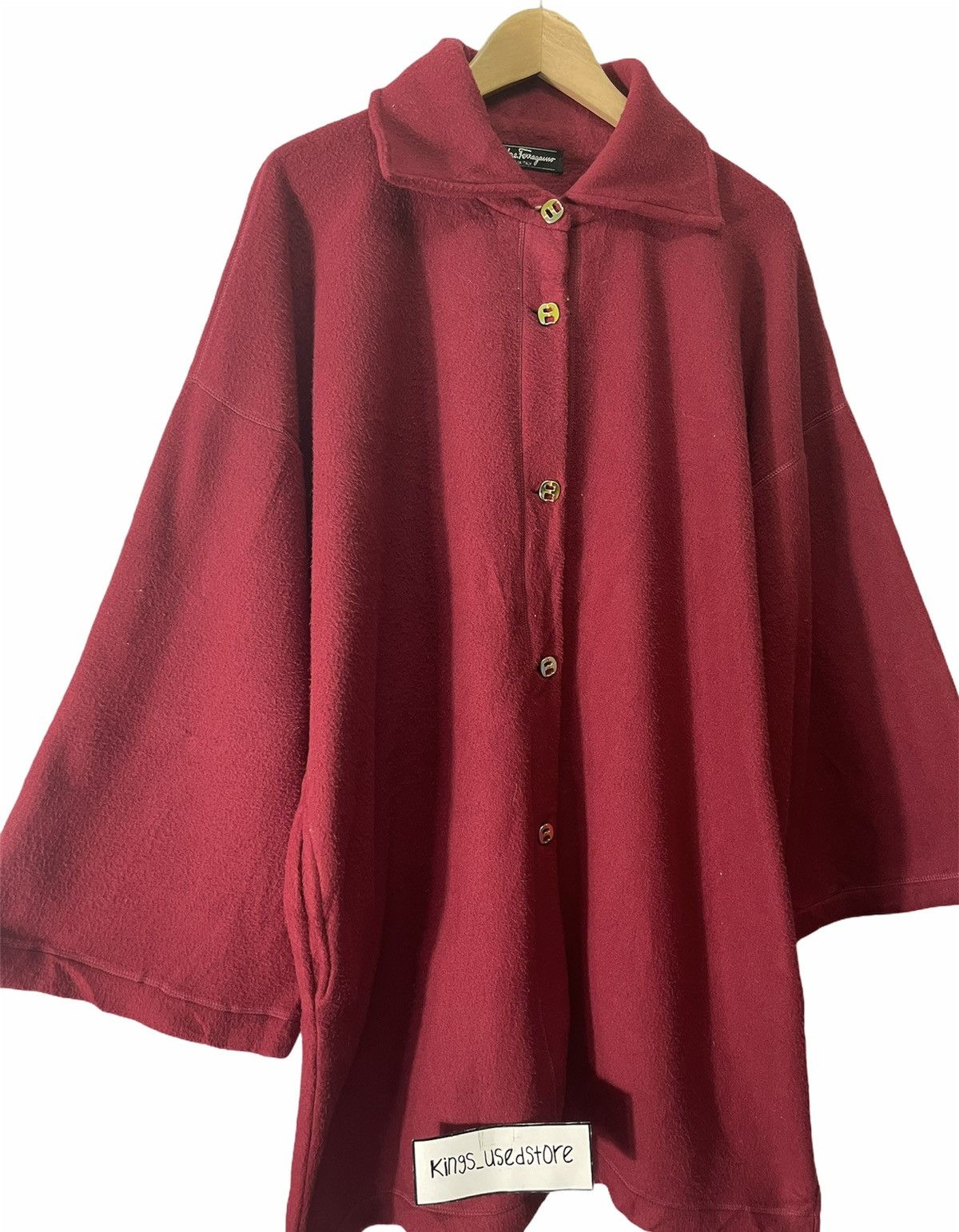 VINTAGE SALVATORE FERRAGAMO LONG JACKET