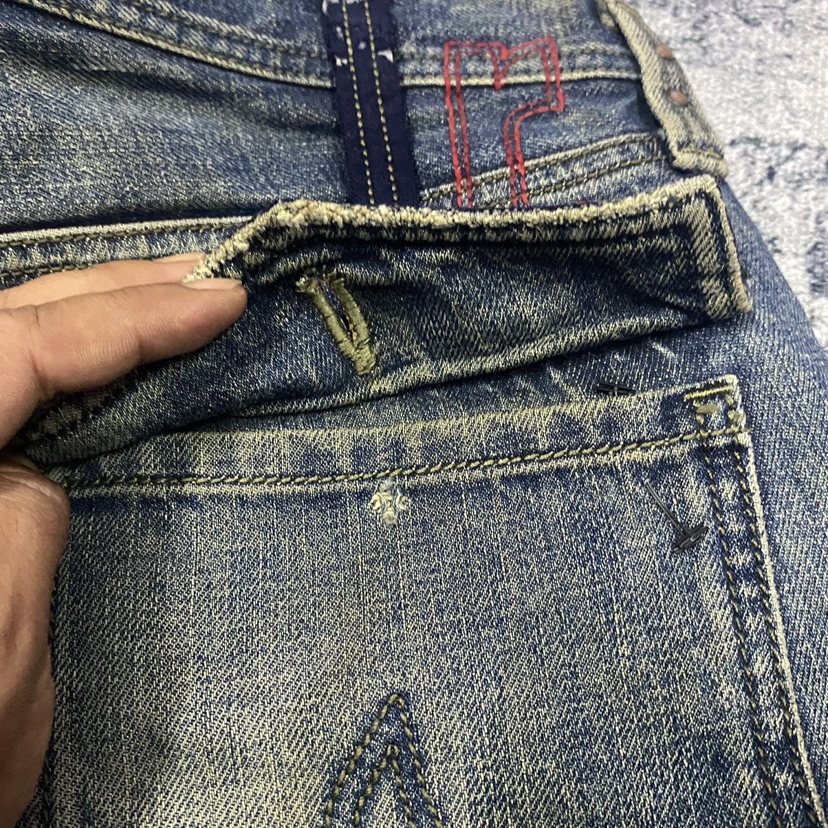 Beauty Beast × Japanese Brand × Vintage Vintage Japanese Flare Cargo Denim Distressed By Roen Size US 31 - 10 Thumbnail