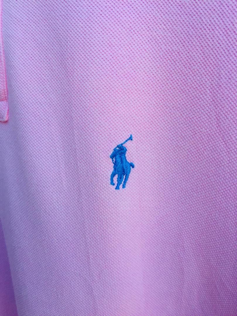 Japanese Brand × Polo Ralph Lauren Polo Long Sleeve Spellout Pink Colour Japanese Style Size US XL / EU 56 / 4 - 6 Thumbnail
