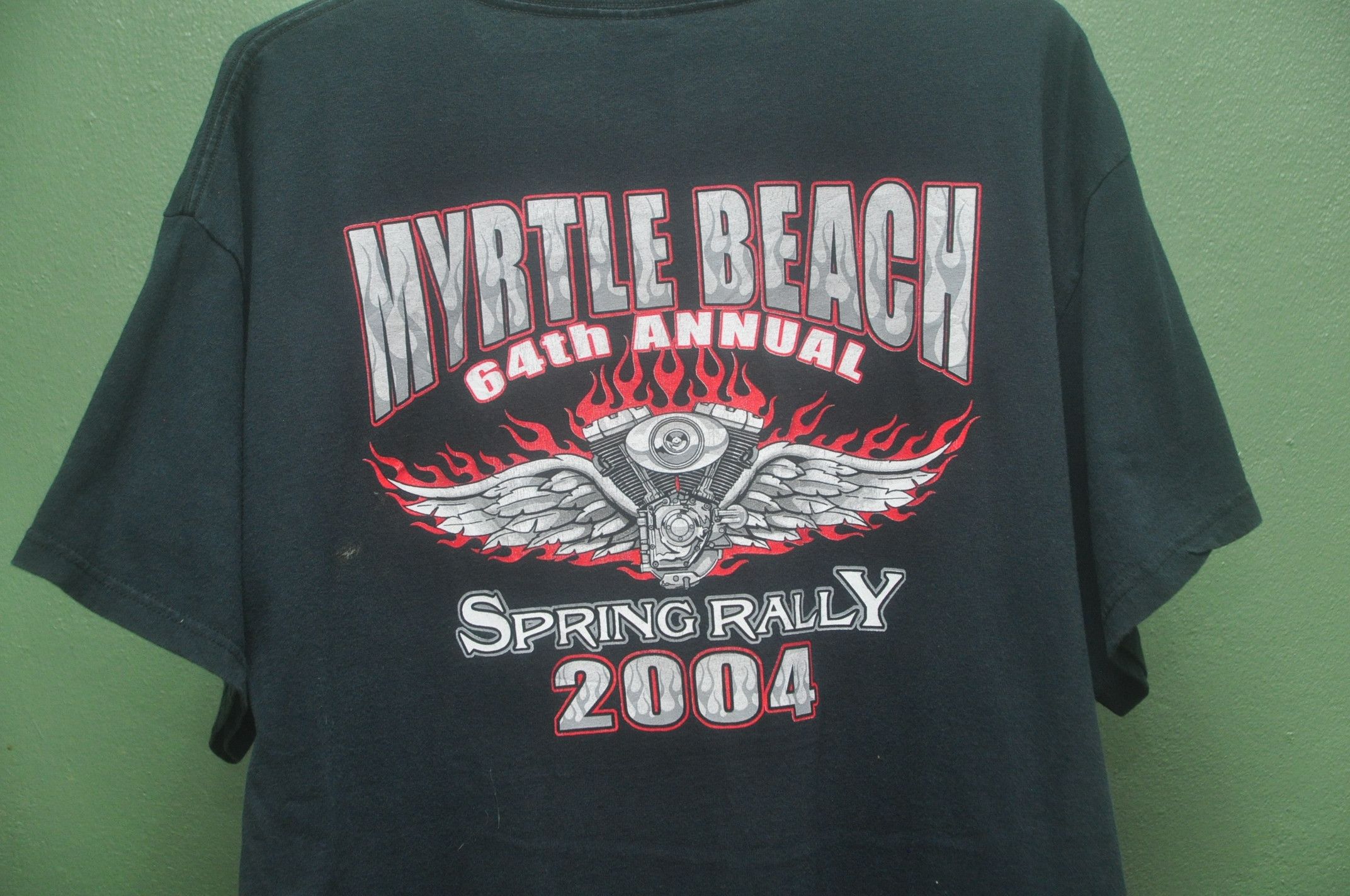 Japanese Brand × Vintage Vintage Myrtle Beach Bike Week Spring Rally T-Shirt Size US L / EU 52-54 / 3 - 4 Thumbnail