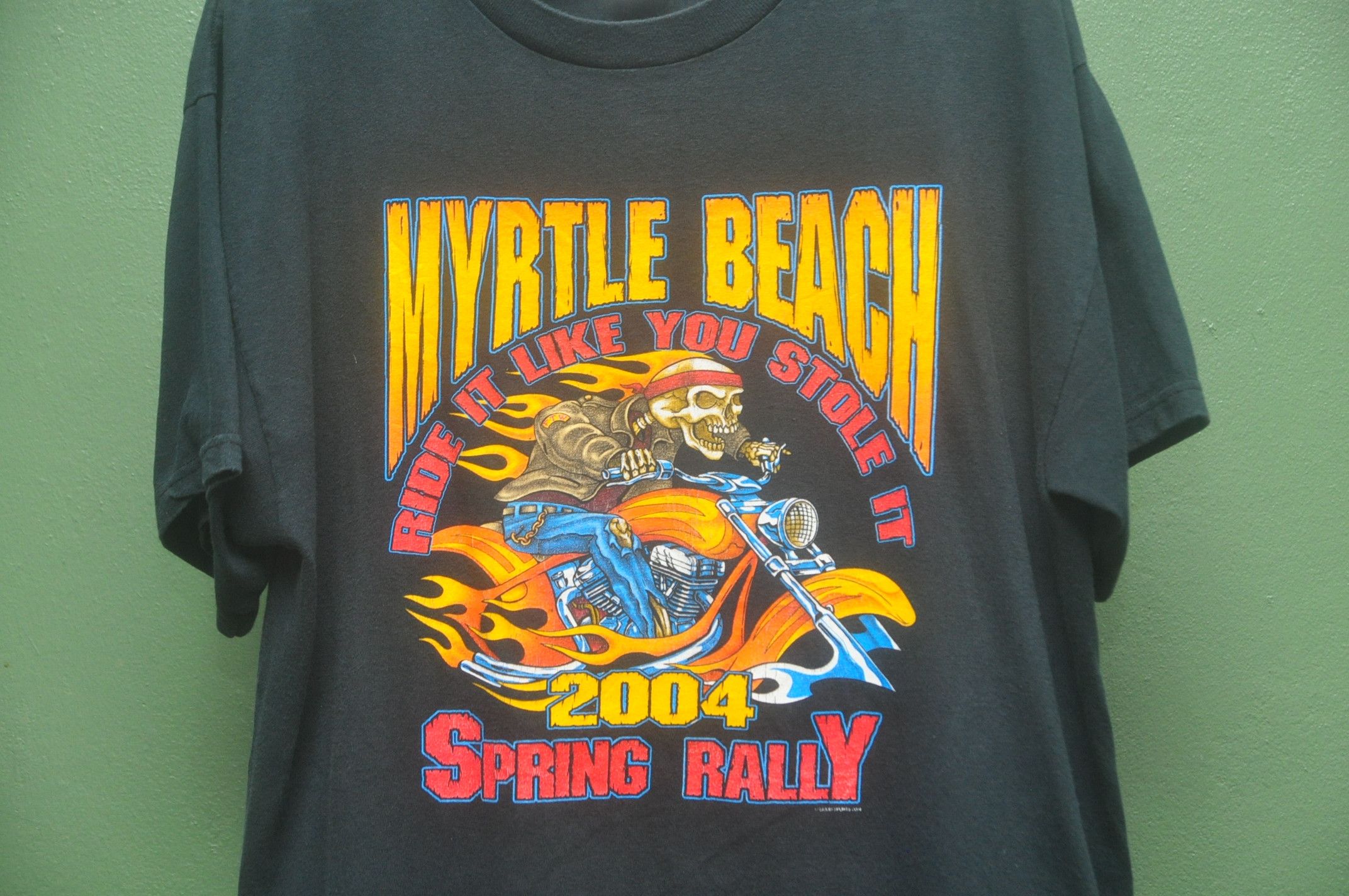 Japanese Brand × Vintage Vintage Myrtle Beach Bike Week Spring Rally T-Shirt Size US L / EU 52-54 / 3 - 3 Thumbnail