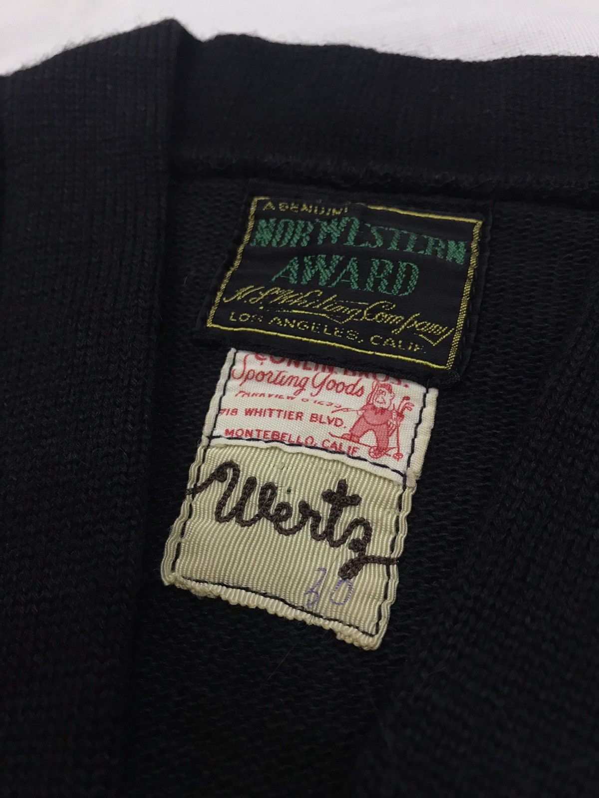 Vintage VINTAGE 1950s HL WHITING LETTERMAN VARSITY JACKET Size US M / EU 48-50 / 2 - 9 Thumbnail