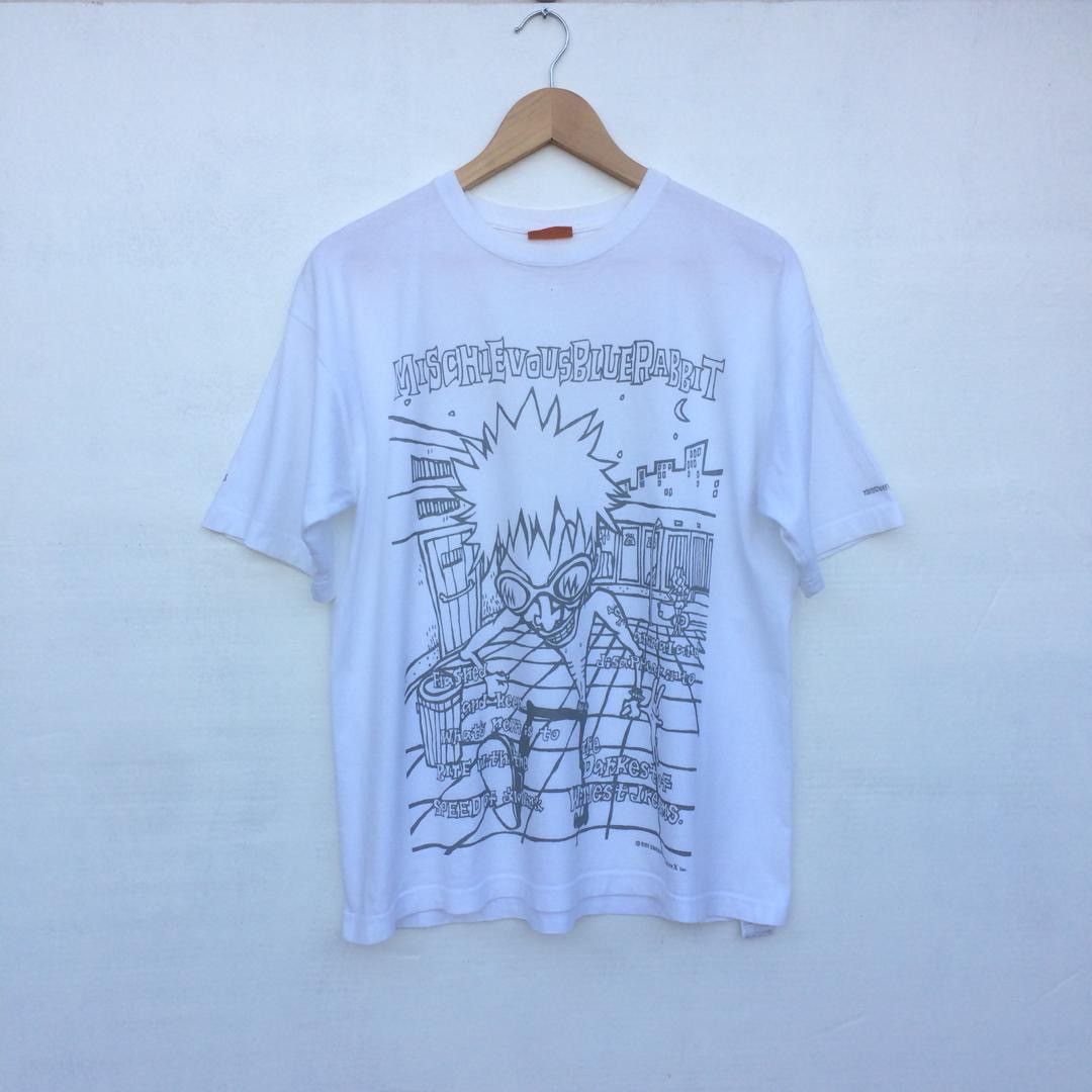Cartoon Network × Japanese Brand × Vintage Rare anime Crazy Mad Punk Mischievous Blue Rabbit anime Size US M / EU 48-50 / 2 - 1 Thumbnail