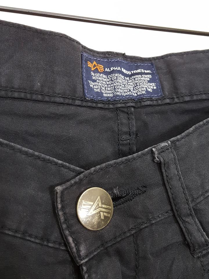 Alpha Industries Alpha Industries Belted Zipper Cargo Streetwear Style Pants Size US 34 / EU 50 - 11 Thumbnail