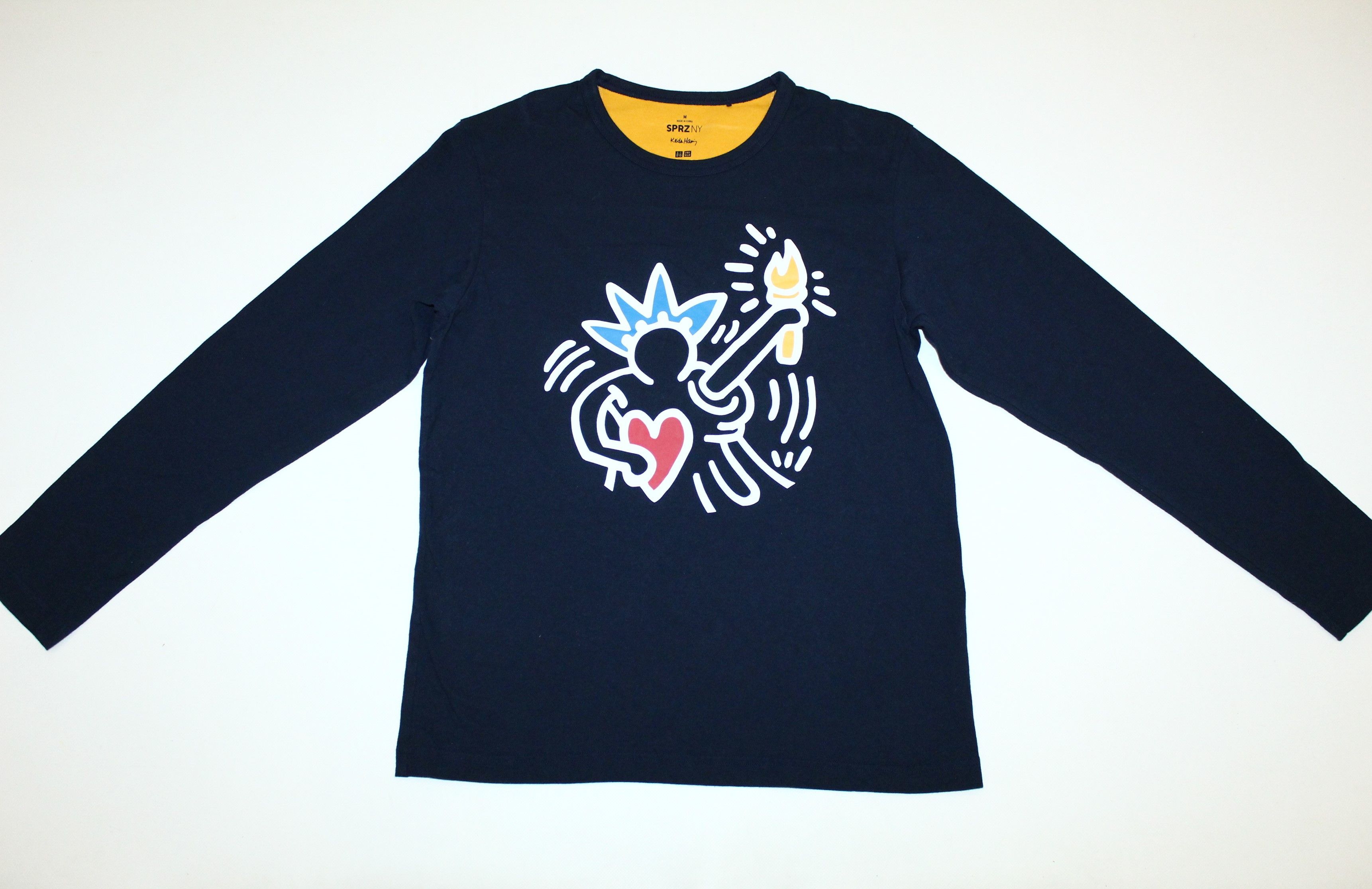 Keith Haring Keith Harring x SPRZ NY x Uniqlo Graphic Artwork L/S Tshirt Size US M / EU 48-50 / 2 - 2 Thumbnail