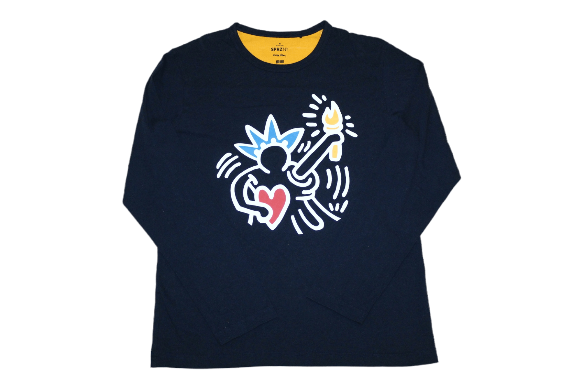 Keith Haring Keith Harring x SPRZ NY x Uniqlo Graphic Artwork L/S Tshirt Size US M / EU 48-50 / 2 - 1 Thumbnail