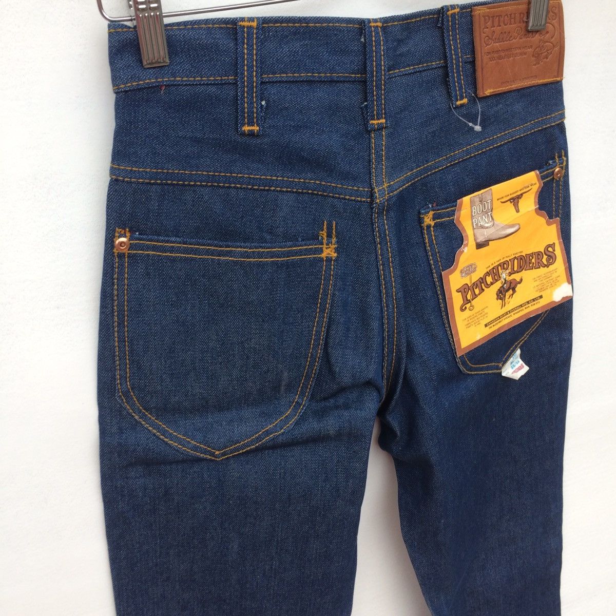 Vintage Super Rare 1960’s Deadstock PITCHRIDERS jean union made Size US 28 / EU 44 - 9 Thumbnail