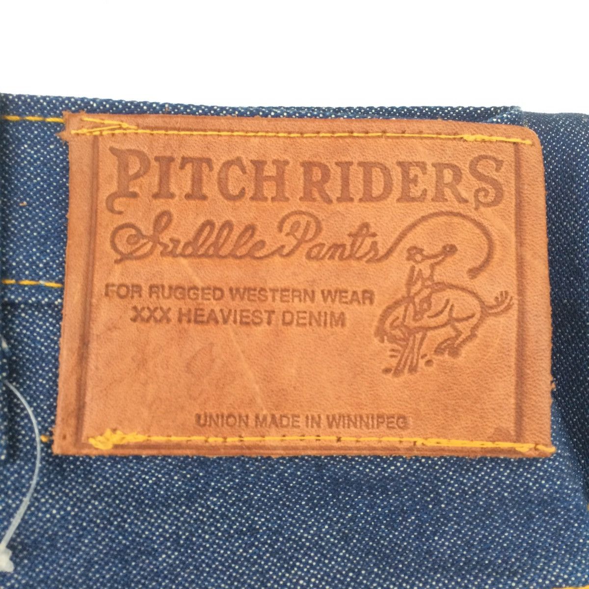 Vintage Super Rare 1960’s Deadstock PITCHRIDERS jean union made Size US 28 / EU 44 - 3 Thumbnail