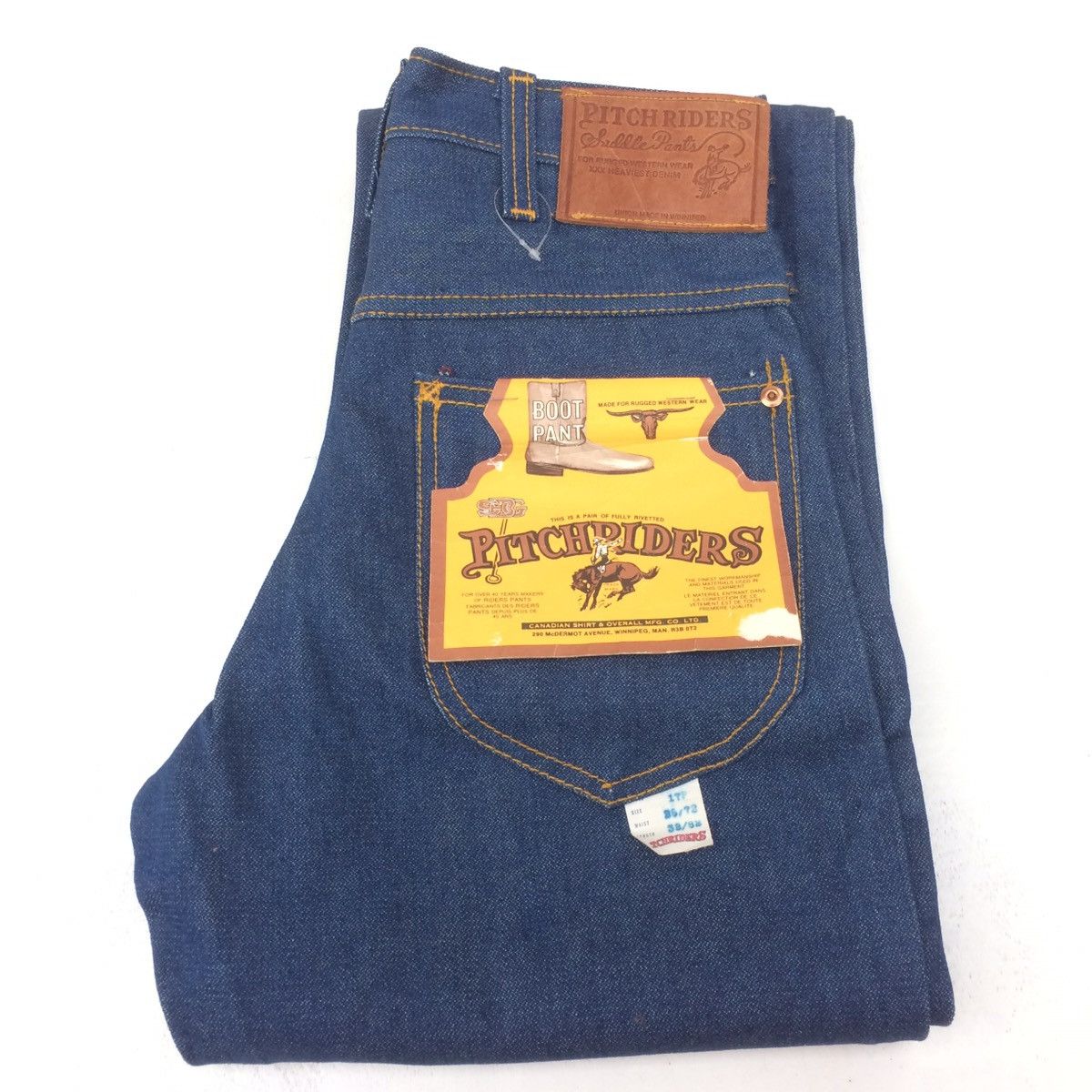 Super Rare 1960’s Deadstock PITCHRIDERS jean union made
