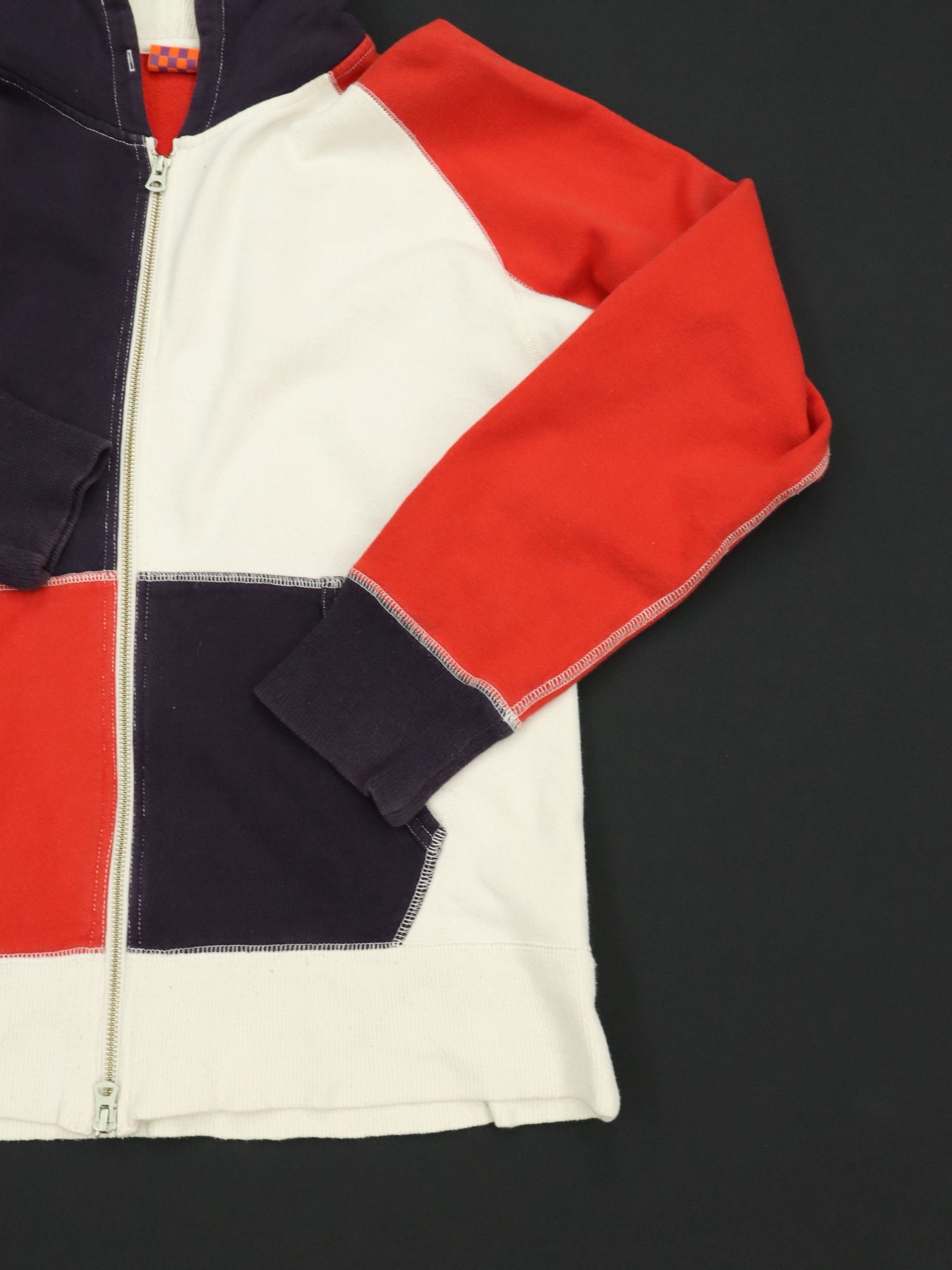 Beams Plus BEAMS 50s Afterhood Style 3 Tone Zipper Hoodie/Sweater Size US M / EU 48-50 / 2 - 8 Thumbnail