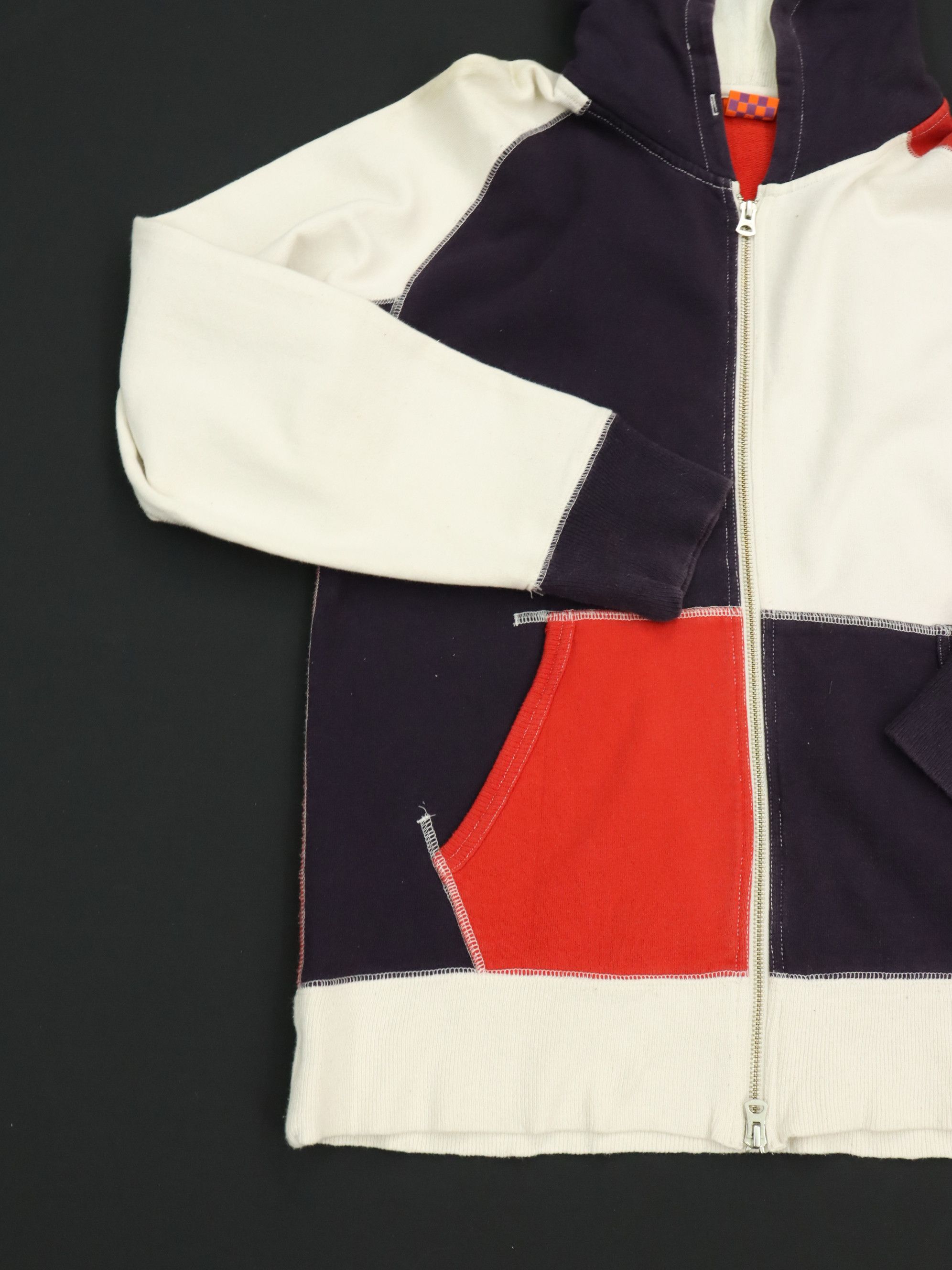 Beams Plus BEAMS 50s Afterhood Style 3 Tone Zipper Hoodie/Sweater Size US M / EU 48-50 / 2 - 7 Thumbnail