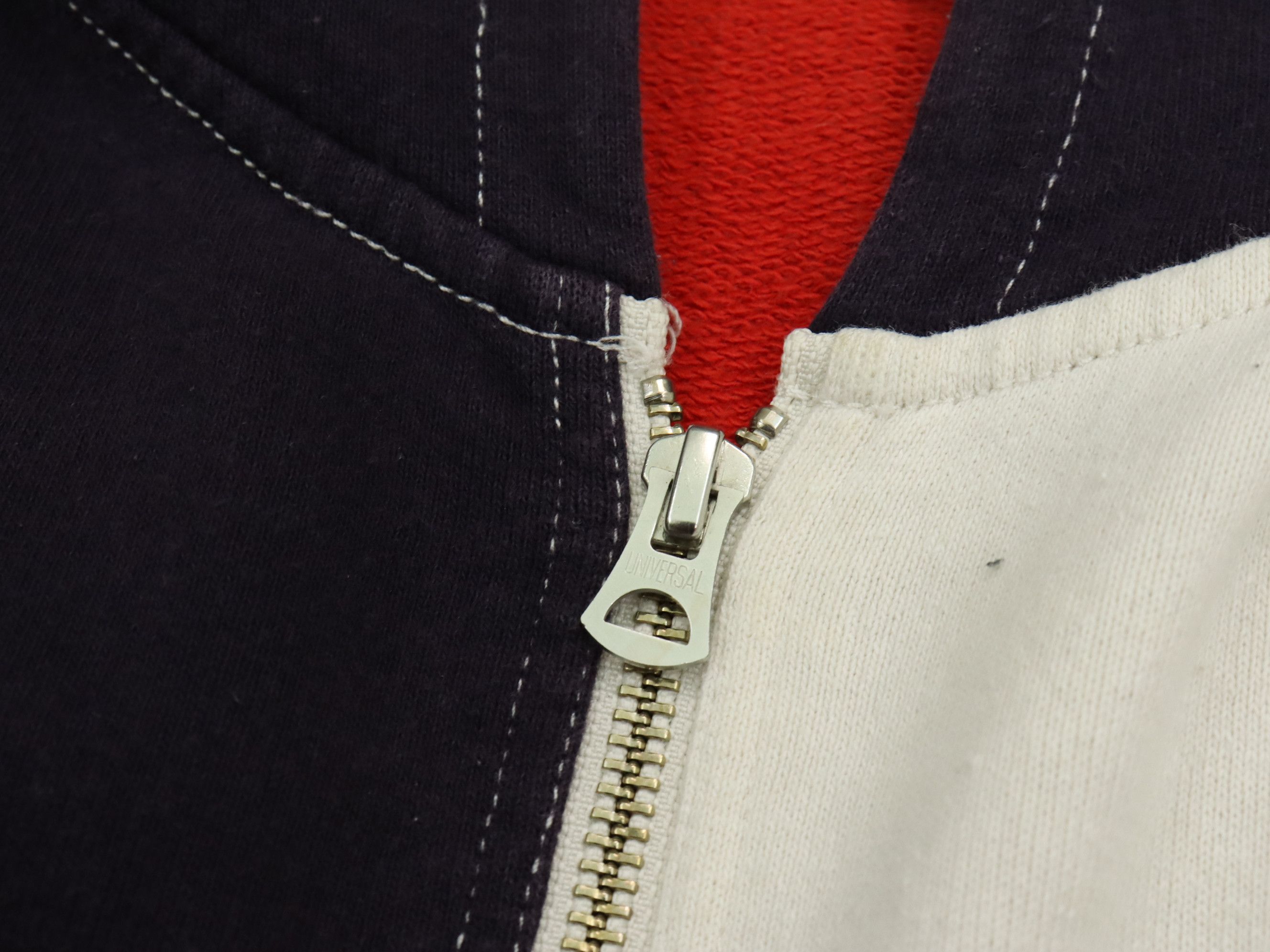 Beams Plus BEAMS 50s Afterhood Style 3 Tone Zipper Hoodie/Sweater Size US M / EU 48-50 / 2 - 9 Thumbnail
