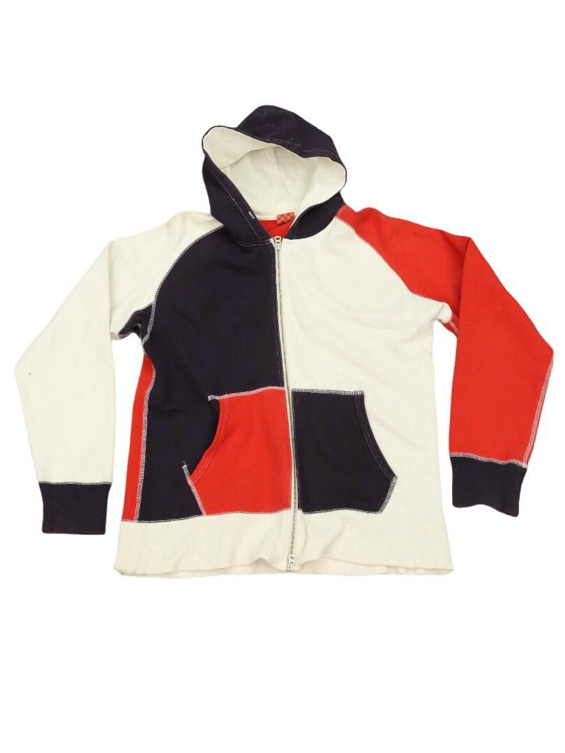 Beams Plus BEAMS 50s Afterhood Style 3 Tone Zipper Hoodie/Sweater Size US M / EU 48-50 / 2 - 1 Thumbnail