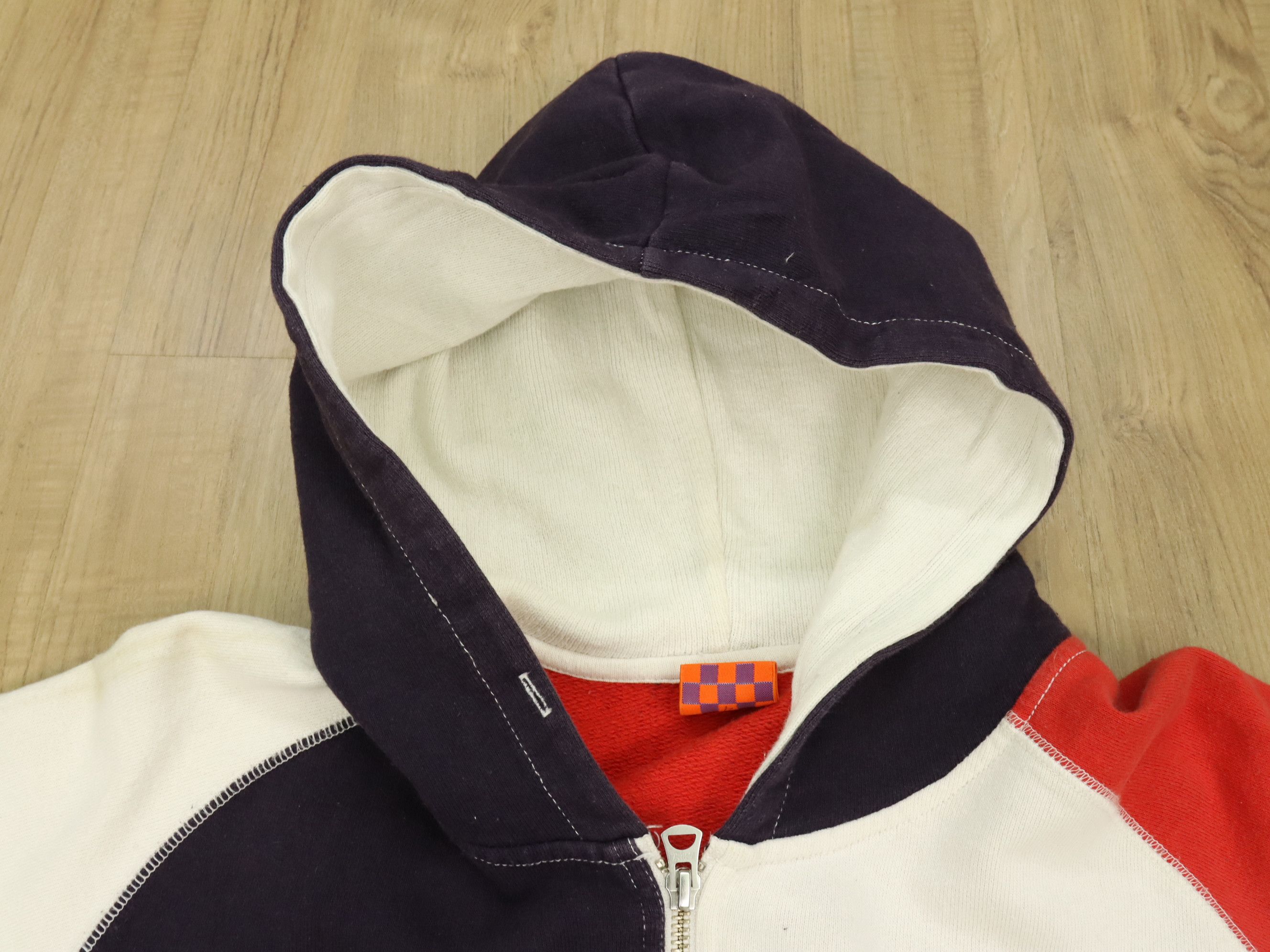 Beams Plus BEAMS 50s Afterhood Style 3 Tone Zipper Hoodie/Sweater Size US M / EU 48-50 / 2 - 6 Thumbnail