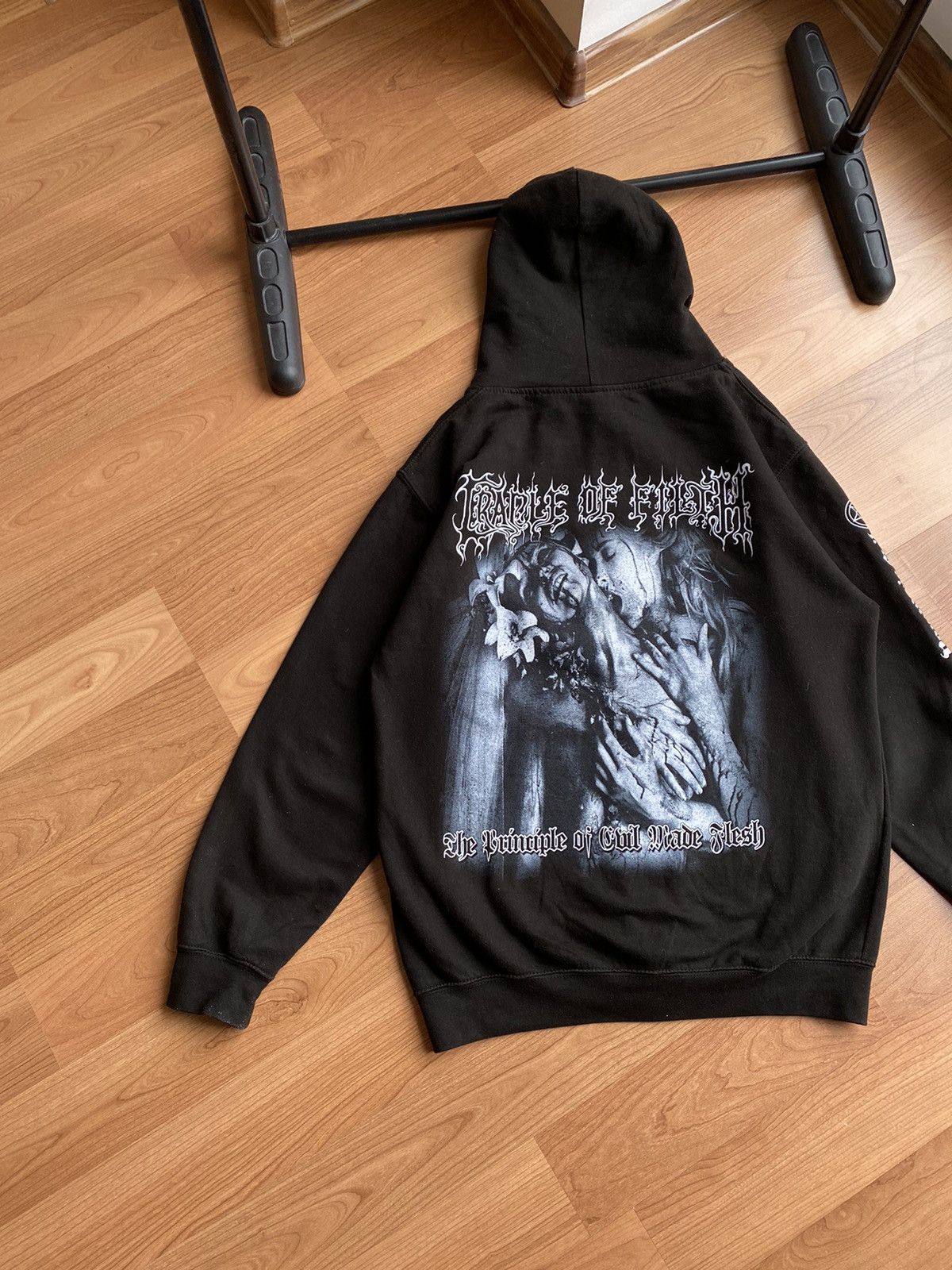 Band Tees × Vintage Vintage Cradle of Filth Black Hoodie Size US M / EU 48-50 / 2 - 4 Thumbnail