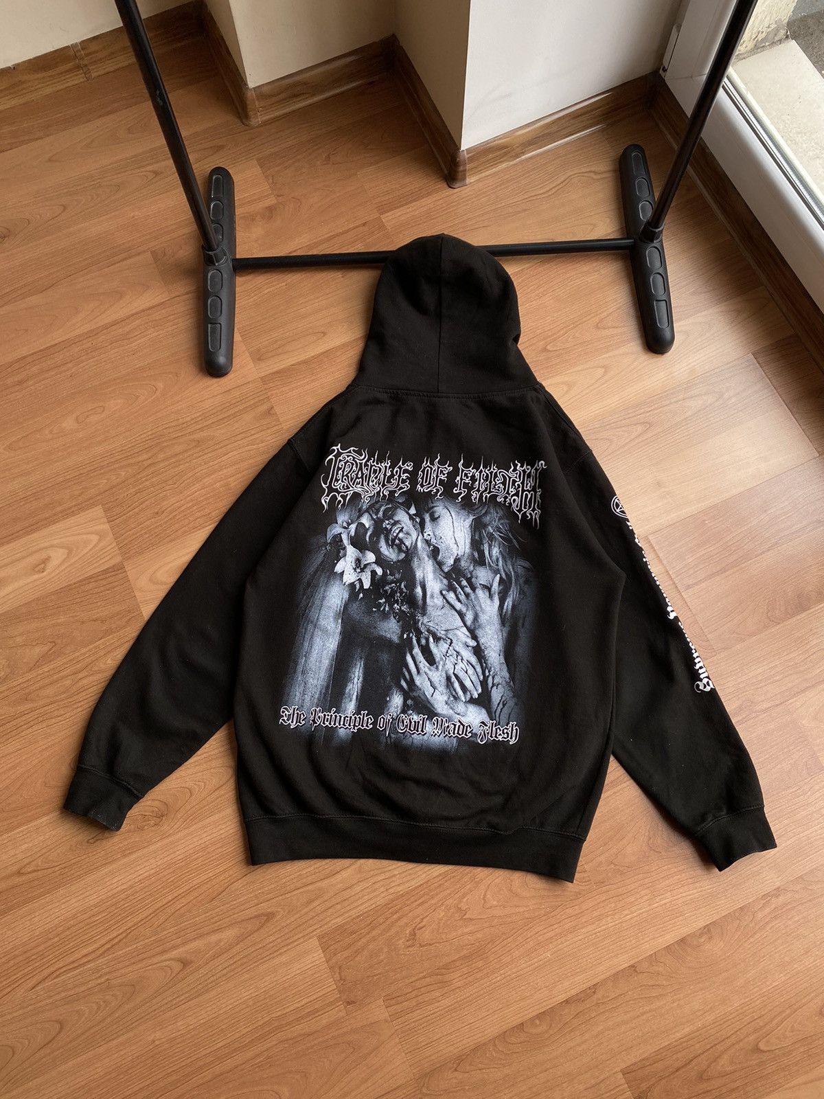 Band Tees × Vintage Vintage Cradle of Filth Black Hoodie Size US M / EU 48-50 / 2 - 2 Thumbnail