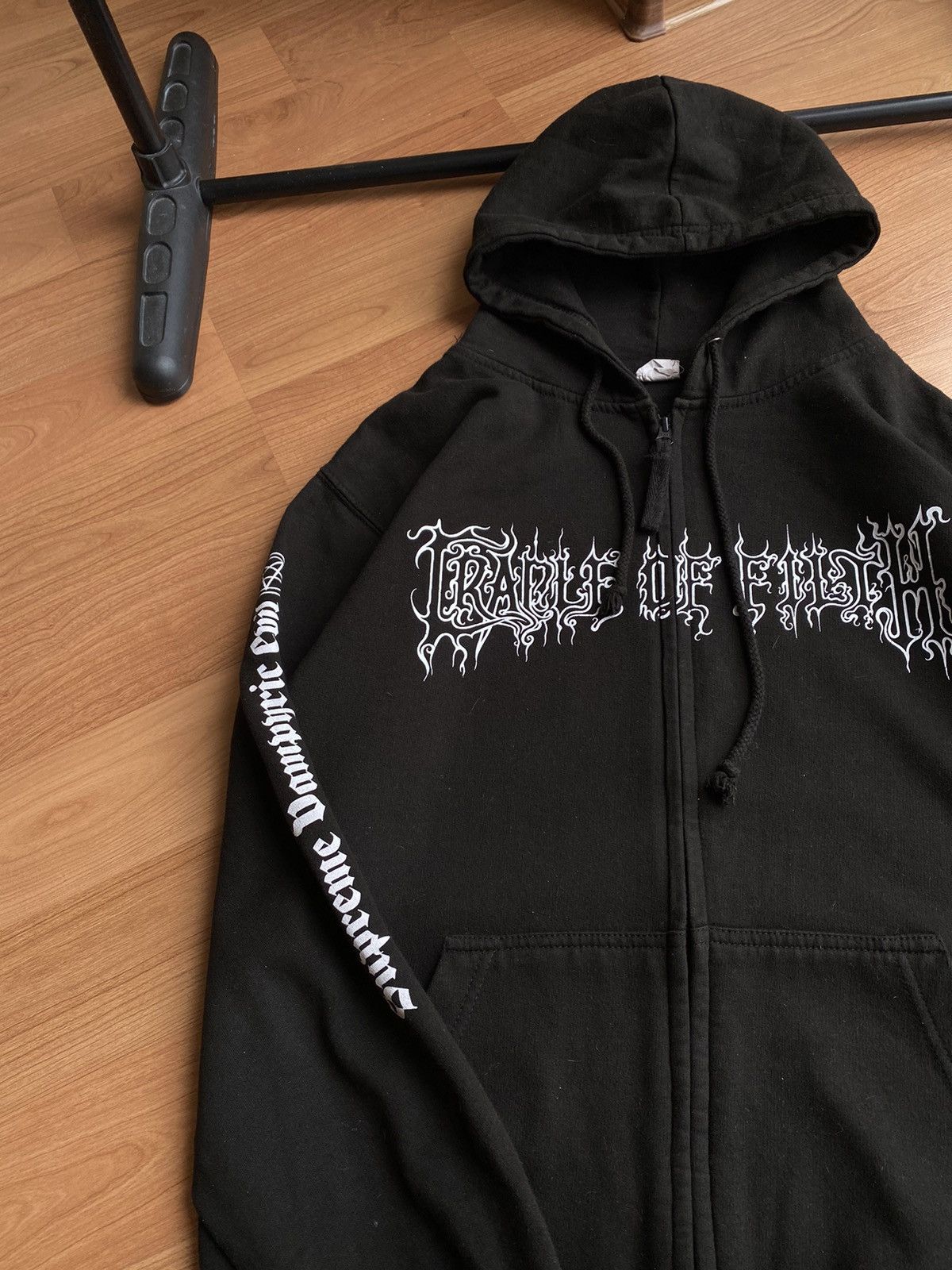 Band Tees × Vintage Vintage Cradle of Filth Black Hoodie Size US M / EU 48-50 / 2 - 10 Thumbnail