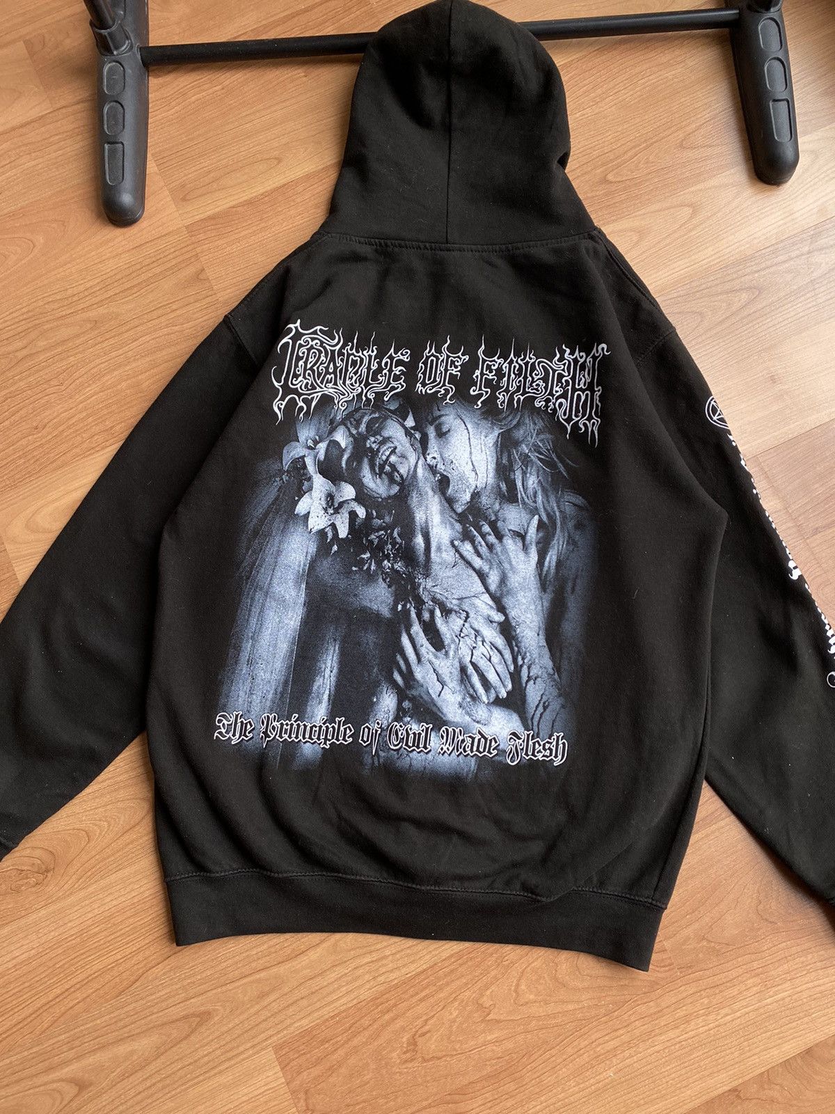 Band Tees × Vintage Vintage Cradle of Filth Black Hoodie Size US M / EU 48-50 / 2 - 5 Thumbnail