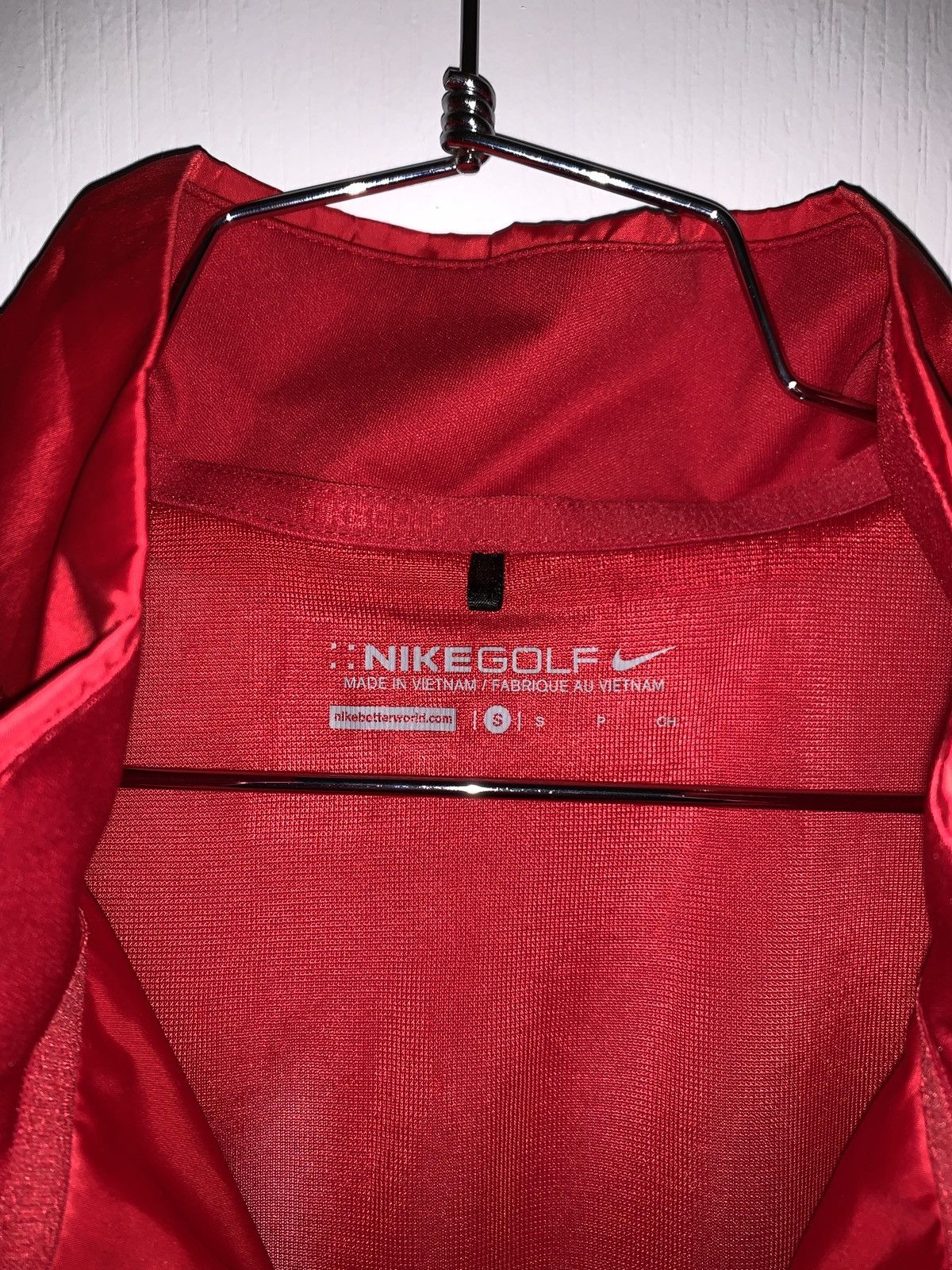 Nike Nike Golf - Red Nylon Quarter Zip, Mesh Lined - Sz S Size US S / EU 44-46 / 1 - 5 Thumbnail